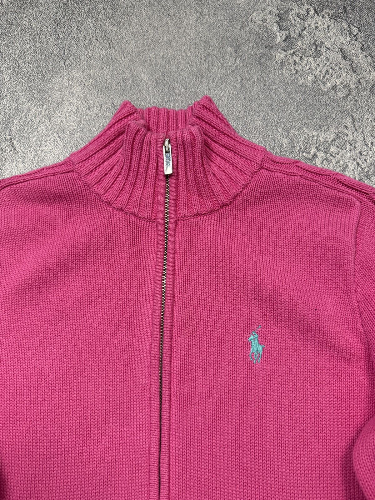 Polo Ralph Lauren Vintage Polo Ralph Lauren Casual Stripe Zip Sweater Y2K Size L / US 10 / IT 46 - 3 Thumbnail