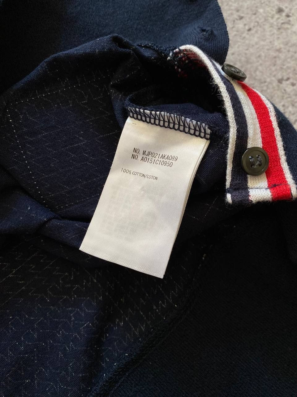 Thom Browne THOM BROWNE NAVY CAGED SHORT SLEEVE KNIT POLO T SHIRT Size US M / EU 48-50 / 2 - 9 Thumbnail
