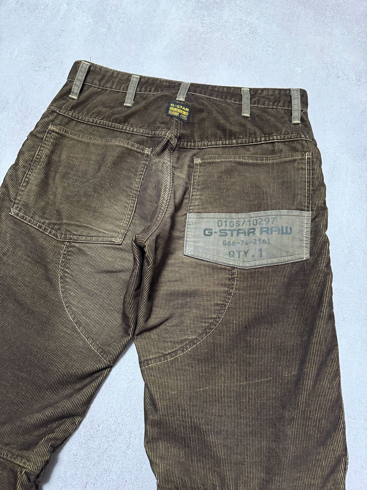 G-Star × If Six Was Nine × Japanese Brand Vintage G Star Raw Denim Pants Brown Baggy Y2K 90s Japanese Size US 30 / EU 46 - 2 Thumbnail