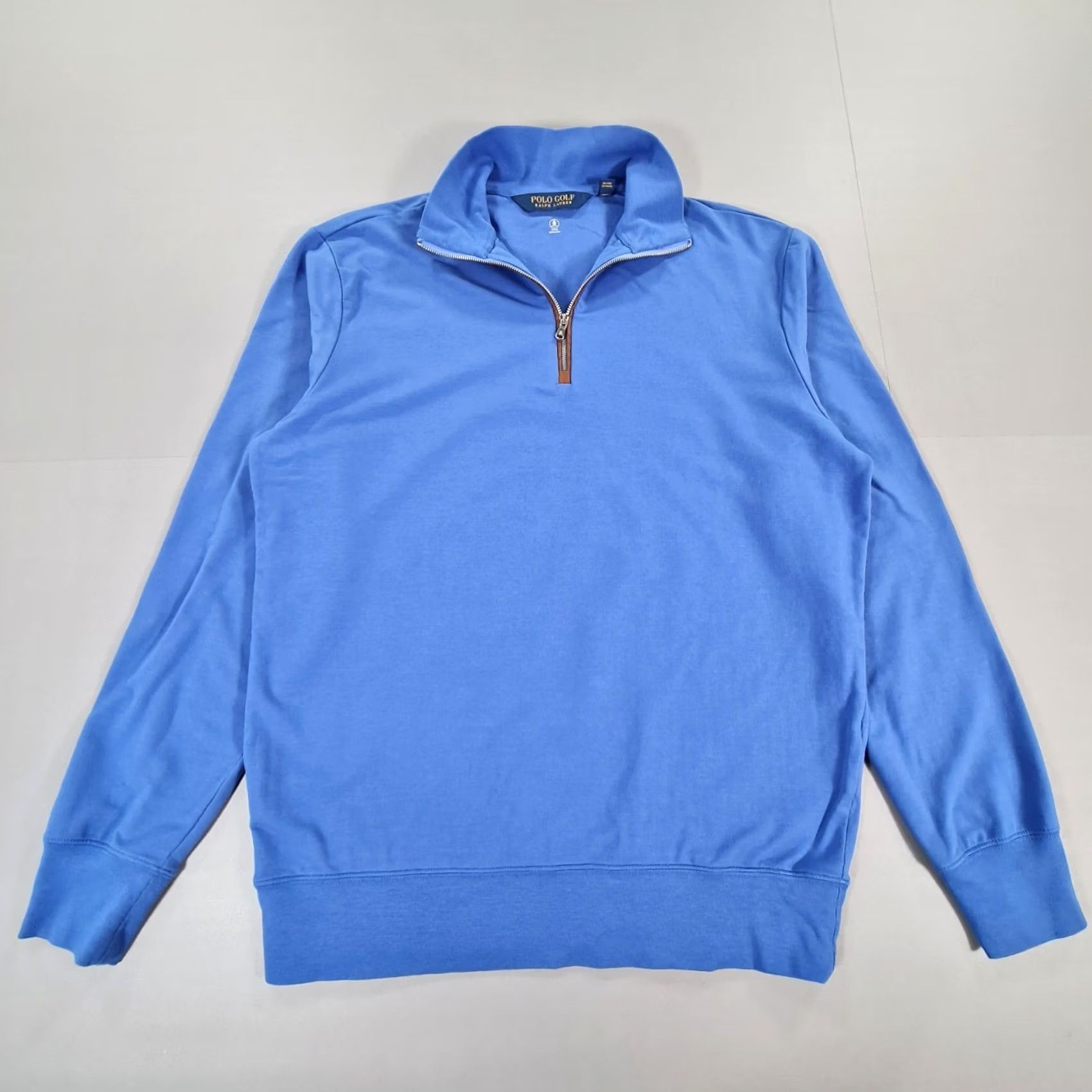 Polo Ralph Lauren Polo Ralph Lauren Jumper Mens Zip Neck Blue Medium 1/4 Zip 1/2 Zip City Classic Designer Retro Size US M / EU 48-50 / 2 - 2 Thumbnail