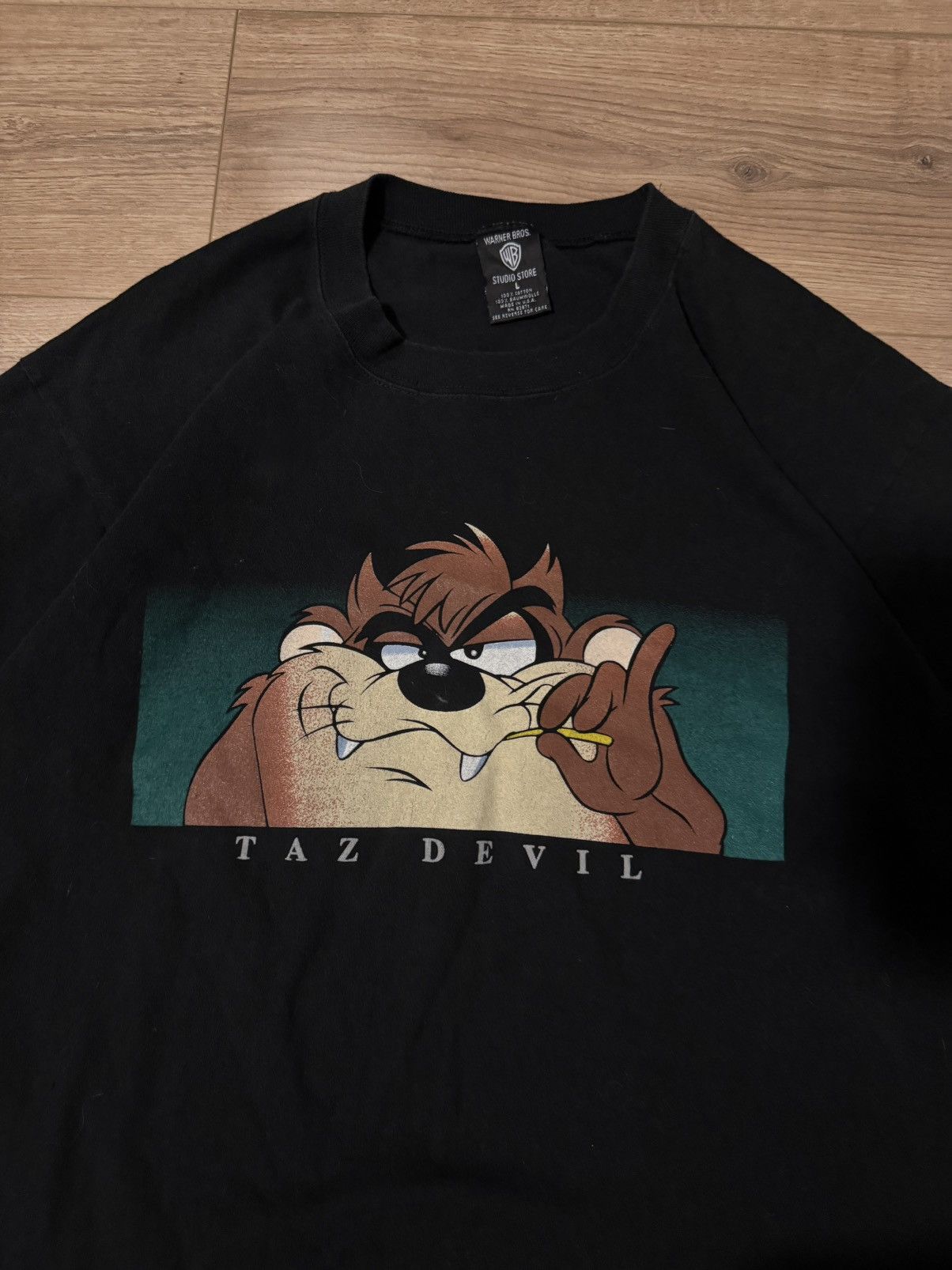 Warner Bros Single stitch Taz Size US M / EU 48-50 / 2 - 1 Thumbnail