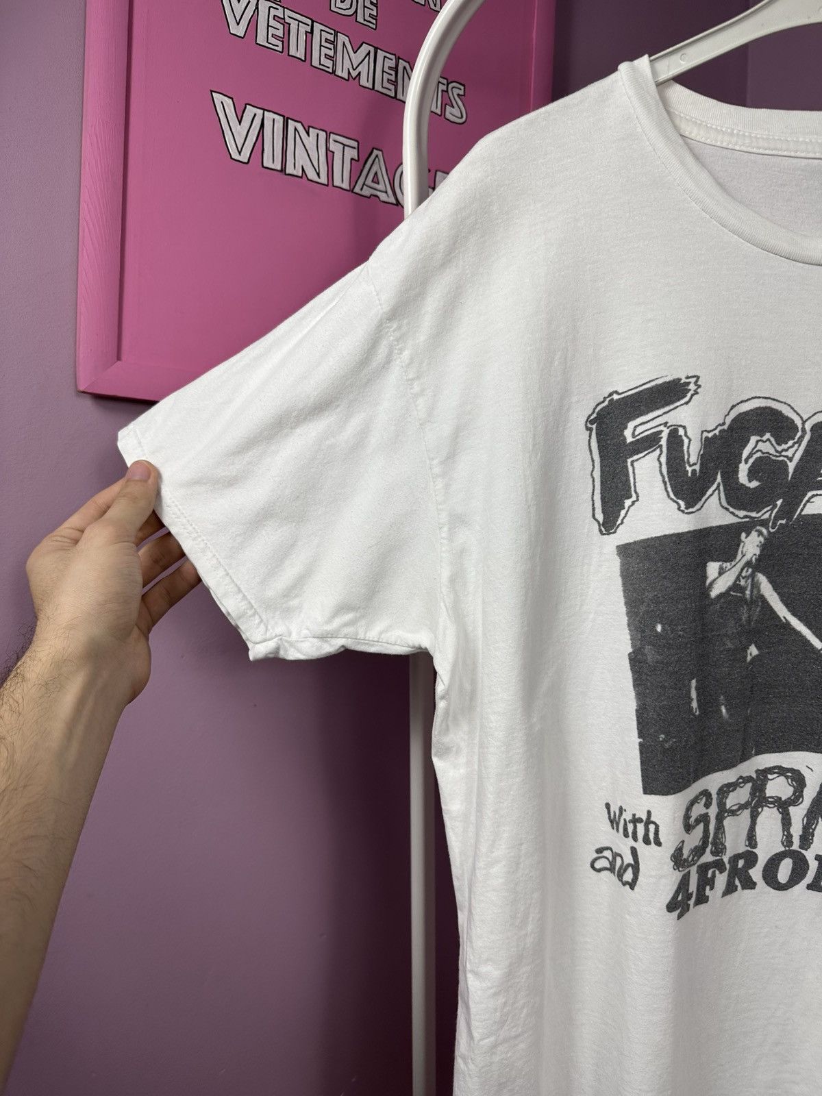 Fugazi 2010 Fugazi Vintage T-Shirt Rock Tour Promo Band Tee Size US L / EU 52-54 / 3 - 4 Thumbnail