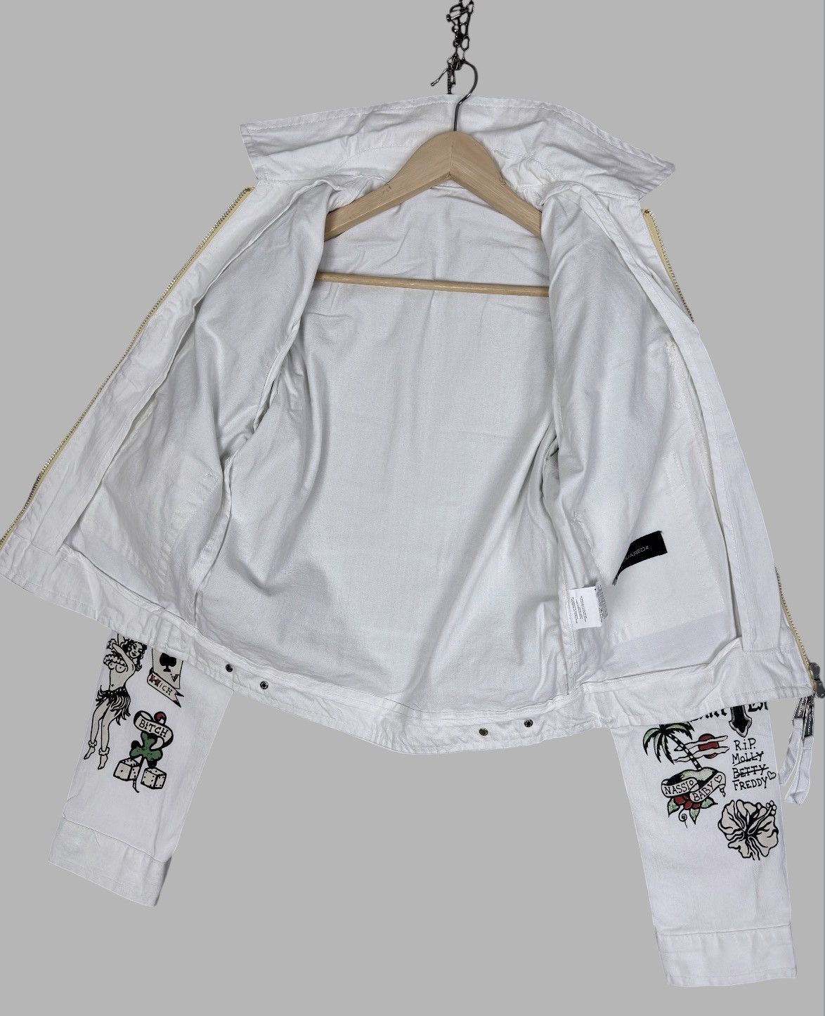 Dsquared2 SS 2005 Dsquared2 3 in 1 Tattoo Denim Jacket. Size US M / EU 48-50 / 2 - 17 Thumbnail