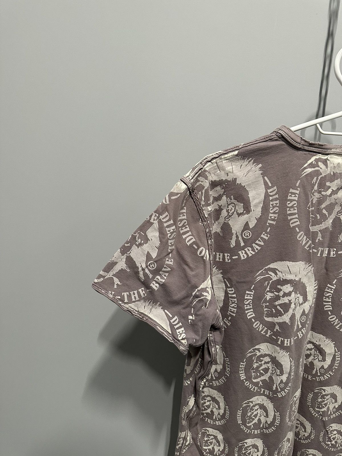Diesel Diesel 2000s Vintage Y2K T-Shirt Distressed Style Multi Logo Size US XL / EU 56 / 4 - 12 Thumbnail