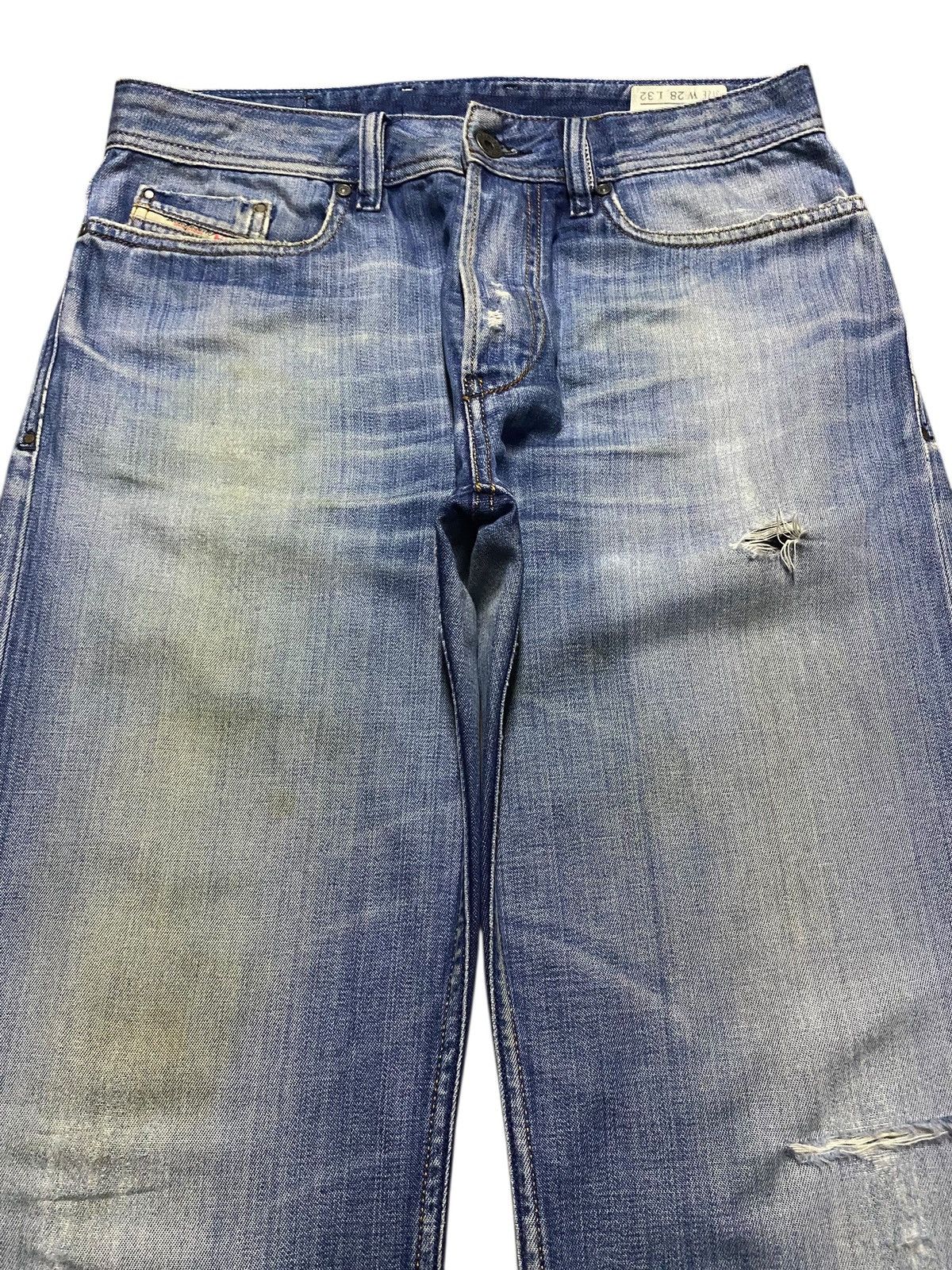 Diesel Vintage Diesel Kurren Wash 008KK Distressed Baggy Jeans Size US 31 - 3 Thumbnail