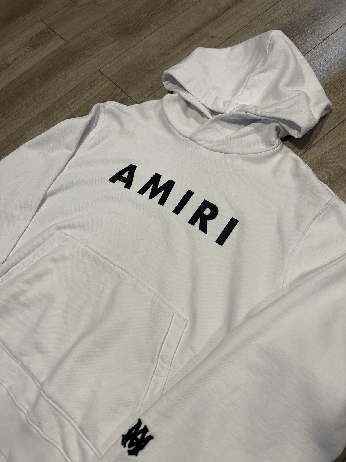 Amiri Amiri Army Logo Hoodie Size US XXL / EU 58 / 5 - 3 Thumbnail