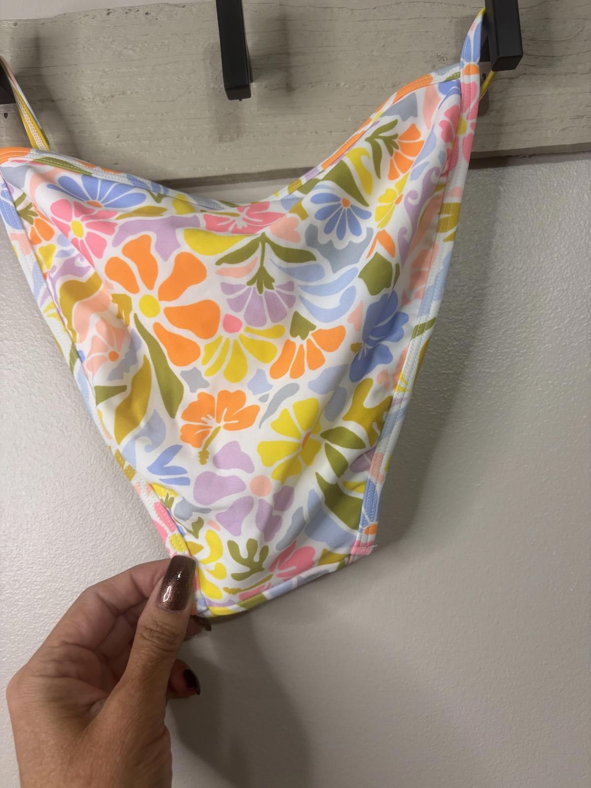 Designer Wild Fable Floral Print Bikini Bottom - Size M Size ONE SIZE - 2 Thumbnail