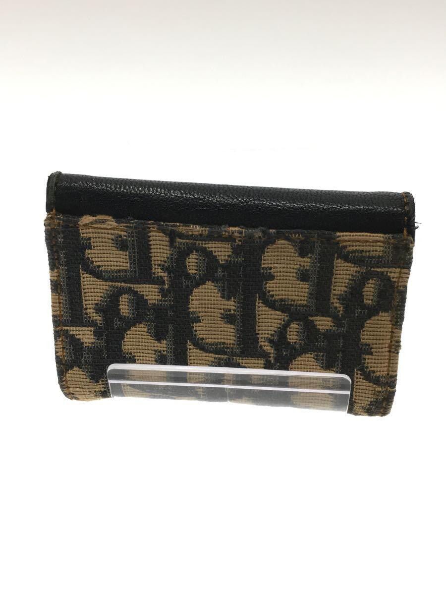 Dior Dior Monogram Leather Key Case Camel Size ONE SIZE - 2 Thumbnail