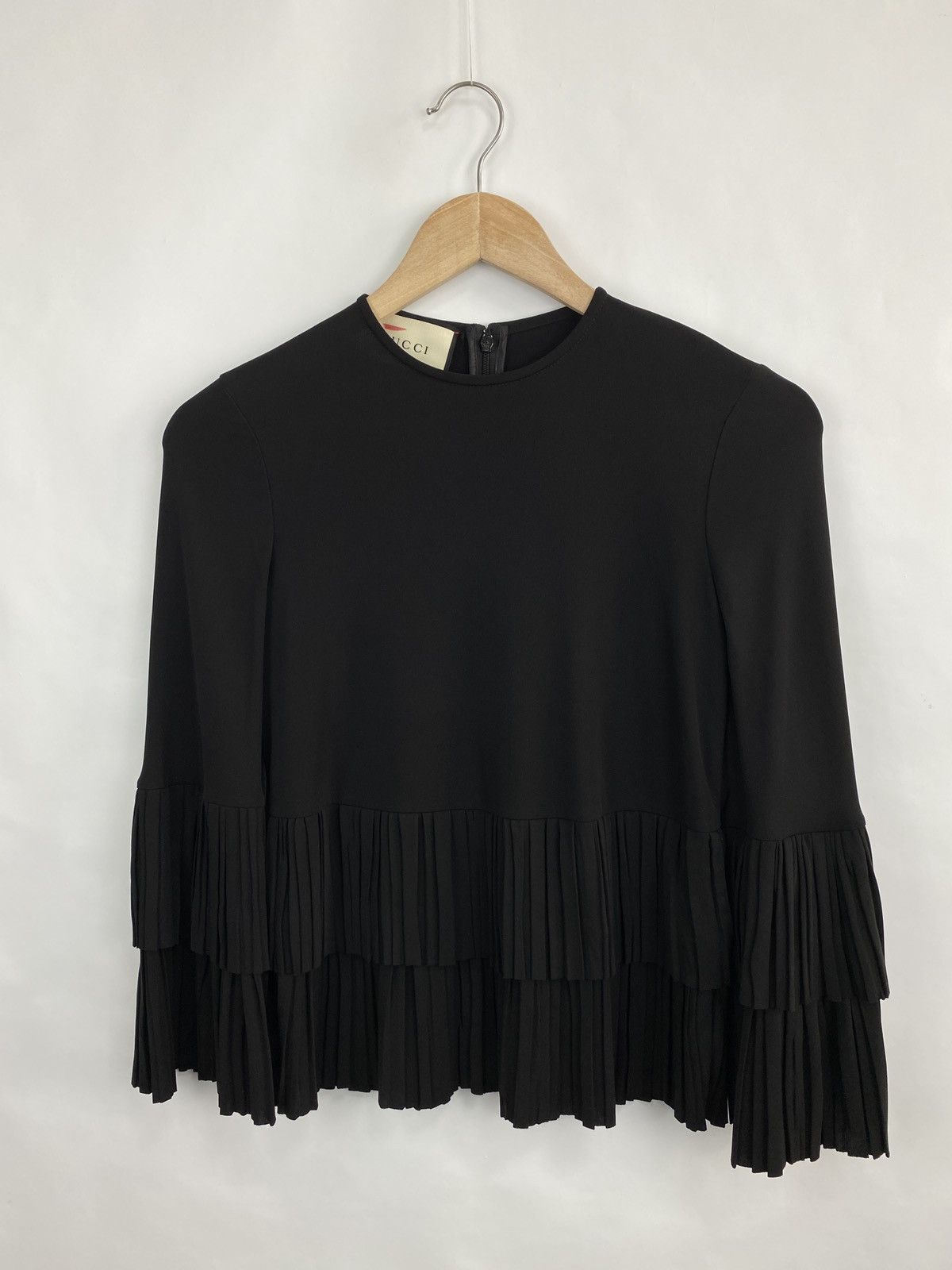 Gucci 🇮🇹 Gucci Blouse Women Retro Rare Hype Y2K Size XS / US 0-2 / IT 36-38 - 2 Thumbnail