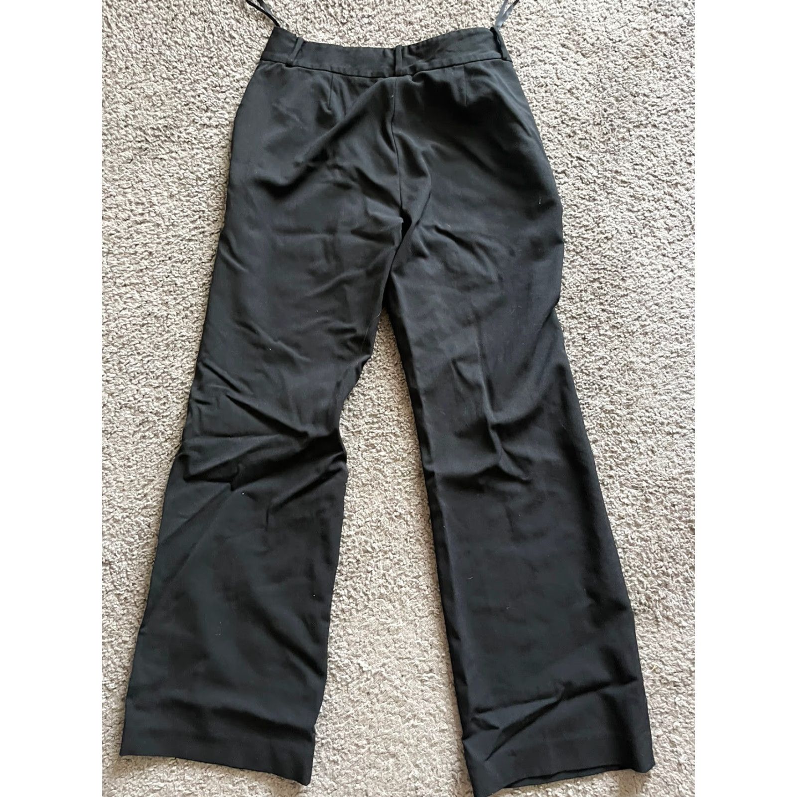 Ralph Lauren Lauren Ralph Lauren Pants Womens Size 6 Black Straight Camaron Dress Pants Regular 32.5in Inseam Pockets Zipper Button Casual Office Size 28" / US 6 / IT 42 - 3 Thumbnail