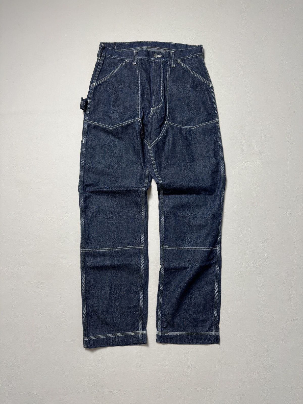 Freewheeler & Co Ironall lot 102 denim overall trouser