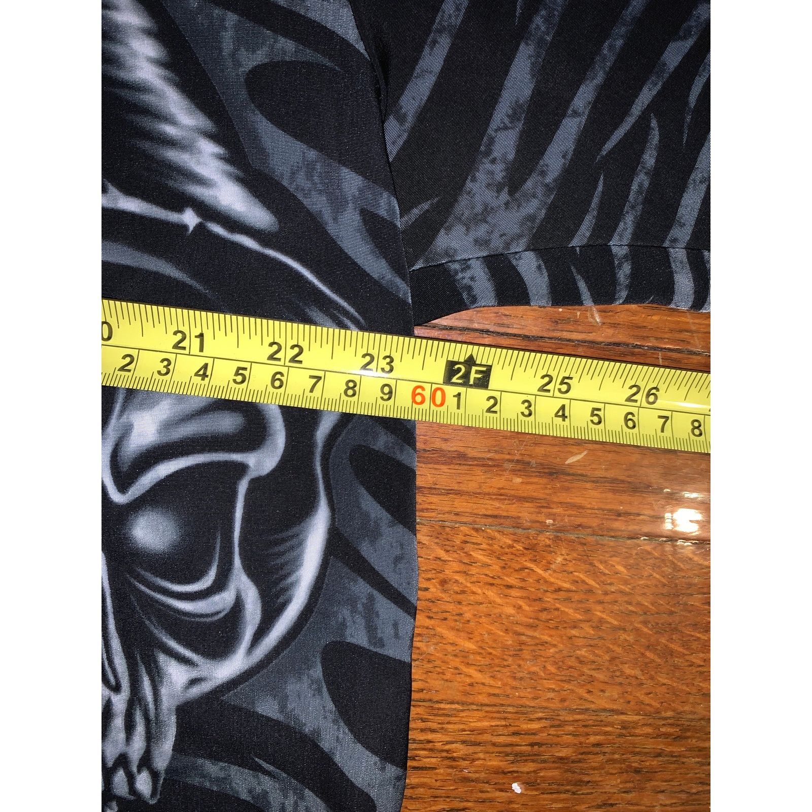 Other × Vintage Vintage Y2K D Clothing Skeleton Chopper Shirt XL Black AOP Size US L / EU 52-54 / 3 - 5 Thumbnail