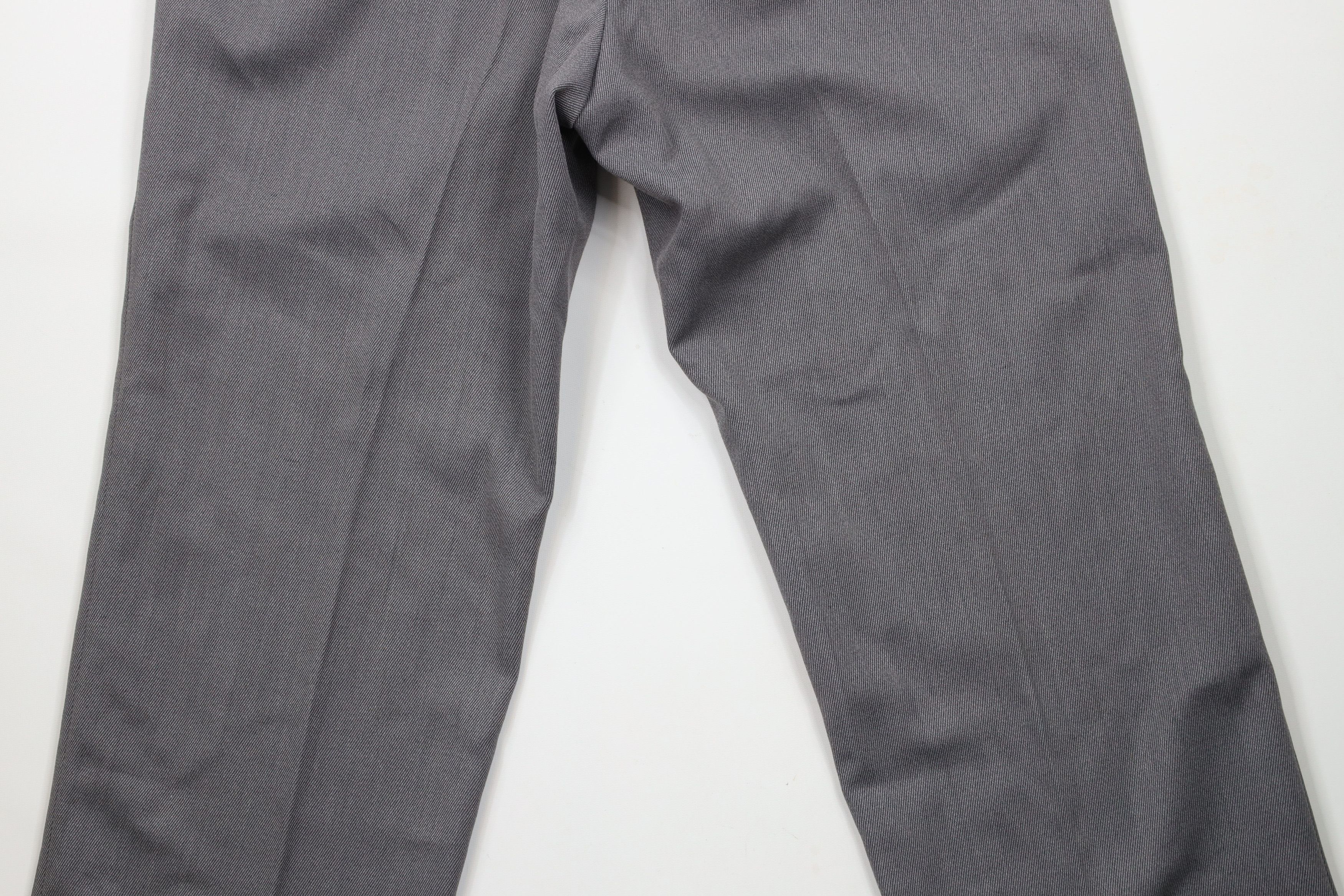 Vintage Vintage 70s Streetwear Whipcord Wide Leg Chino Pants Gray Size US 34 / EU 50 - 10 Thumbnail
