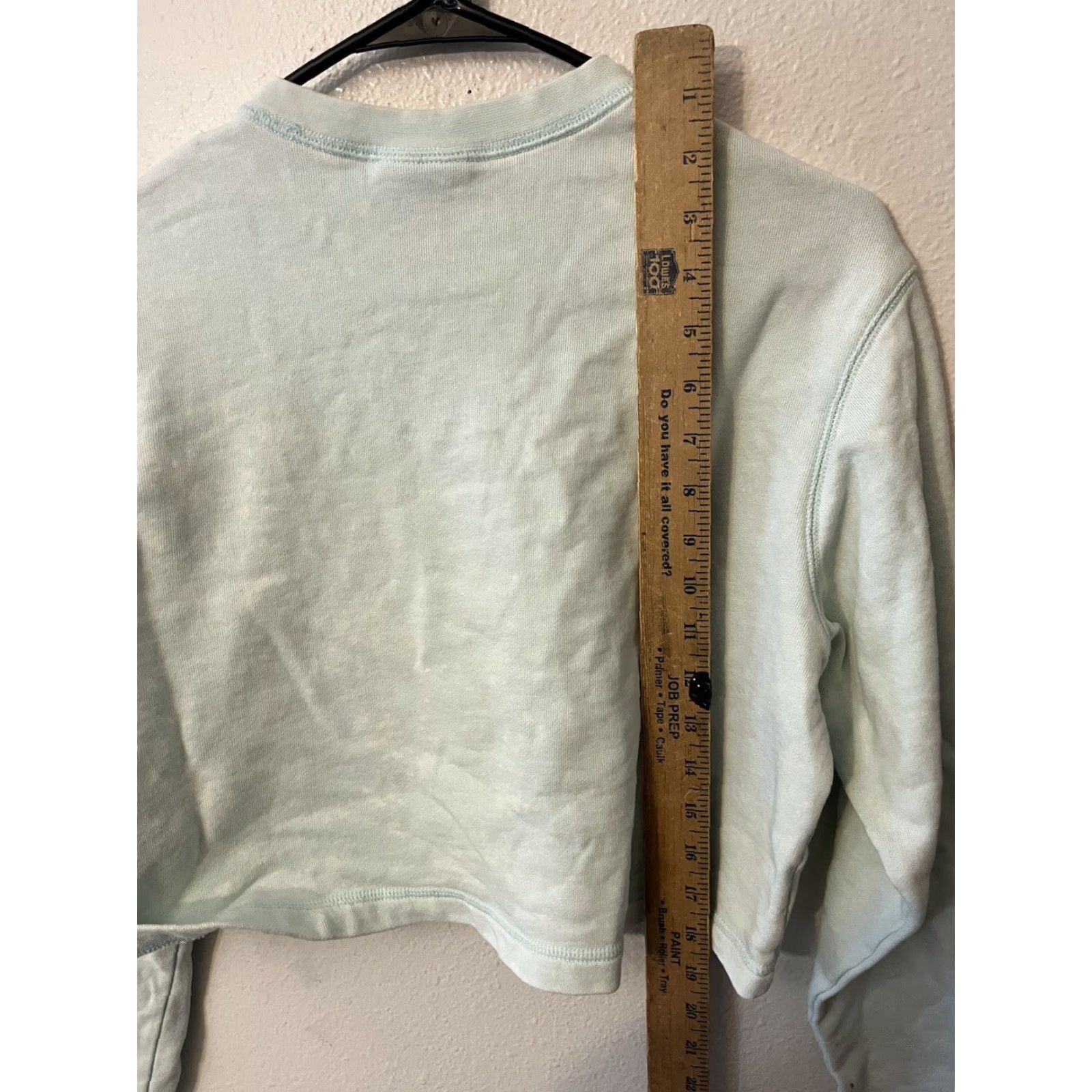 Nike Nike Sportswear Long Sleeve Crew Crop Green Womens M Shirt Size M / US 6-8 / IT 42-44 - 5 Thumbnail