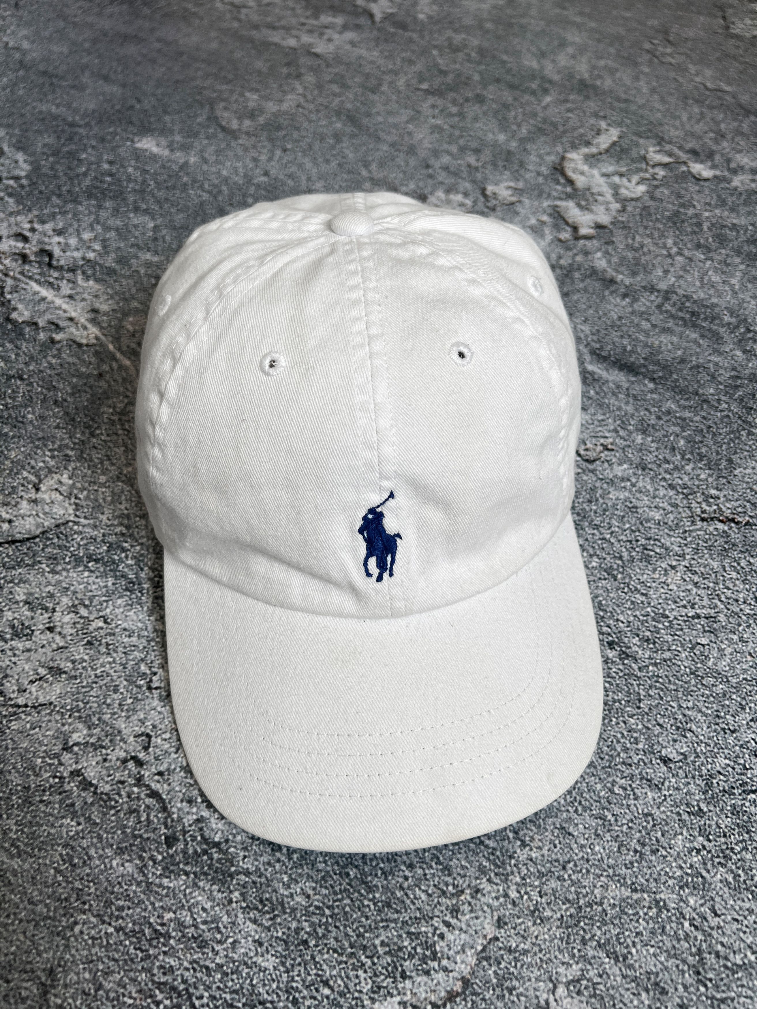 Polo Ralph Lauren Vintage polo ralph lauren cap hat white leather belt Size ONE SIZE - 7 Thumbnail