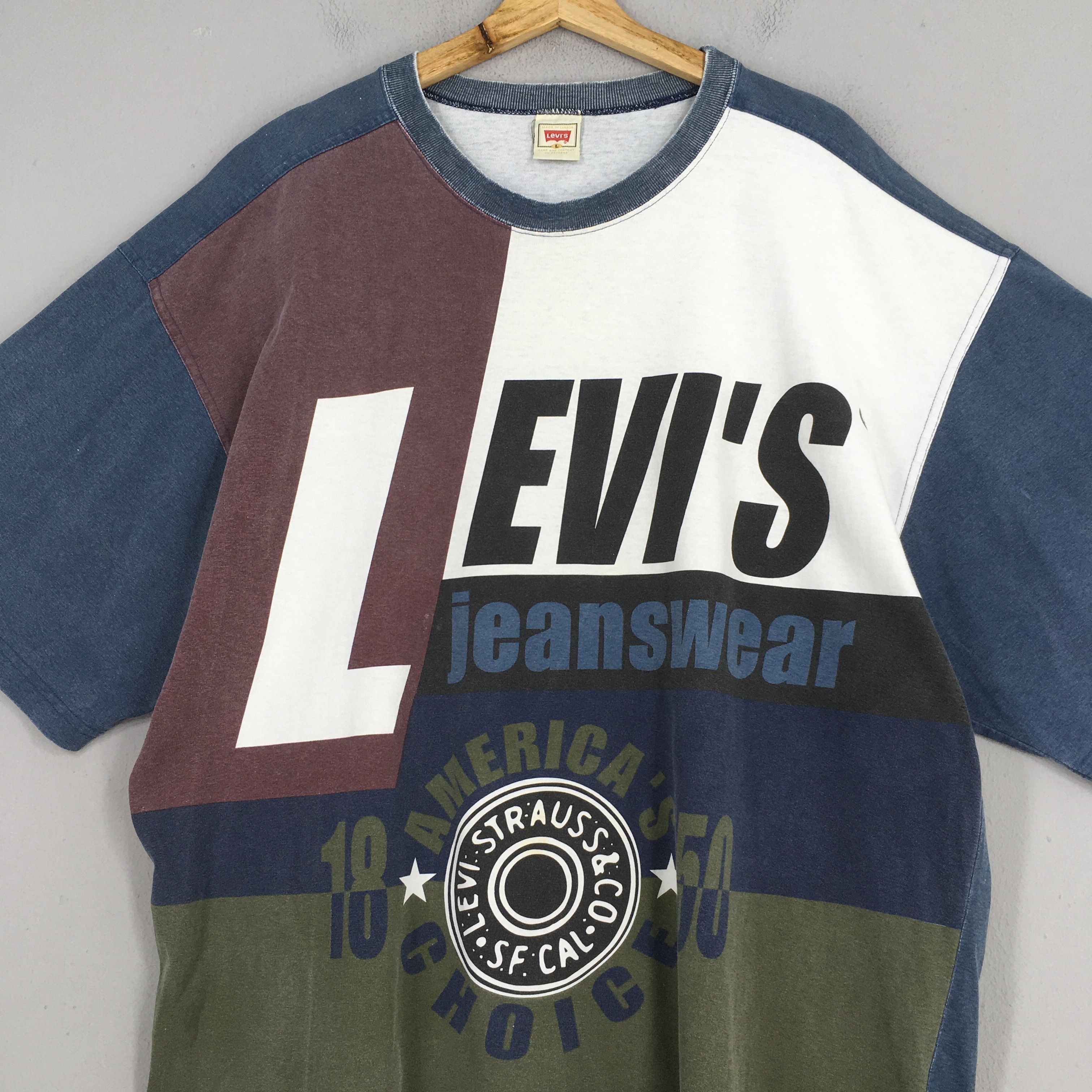Levi's Vintage 90s Levis San Francisco Tshirt Large Size US L / EU 52-54 / 3 - 2 Thumbnail