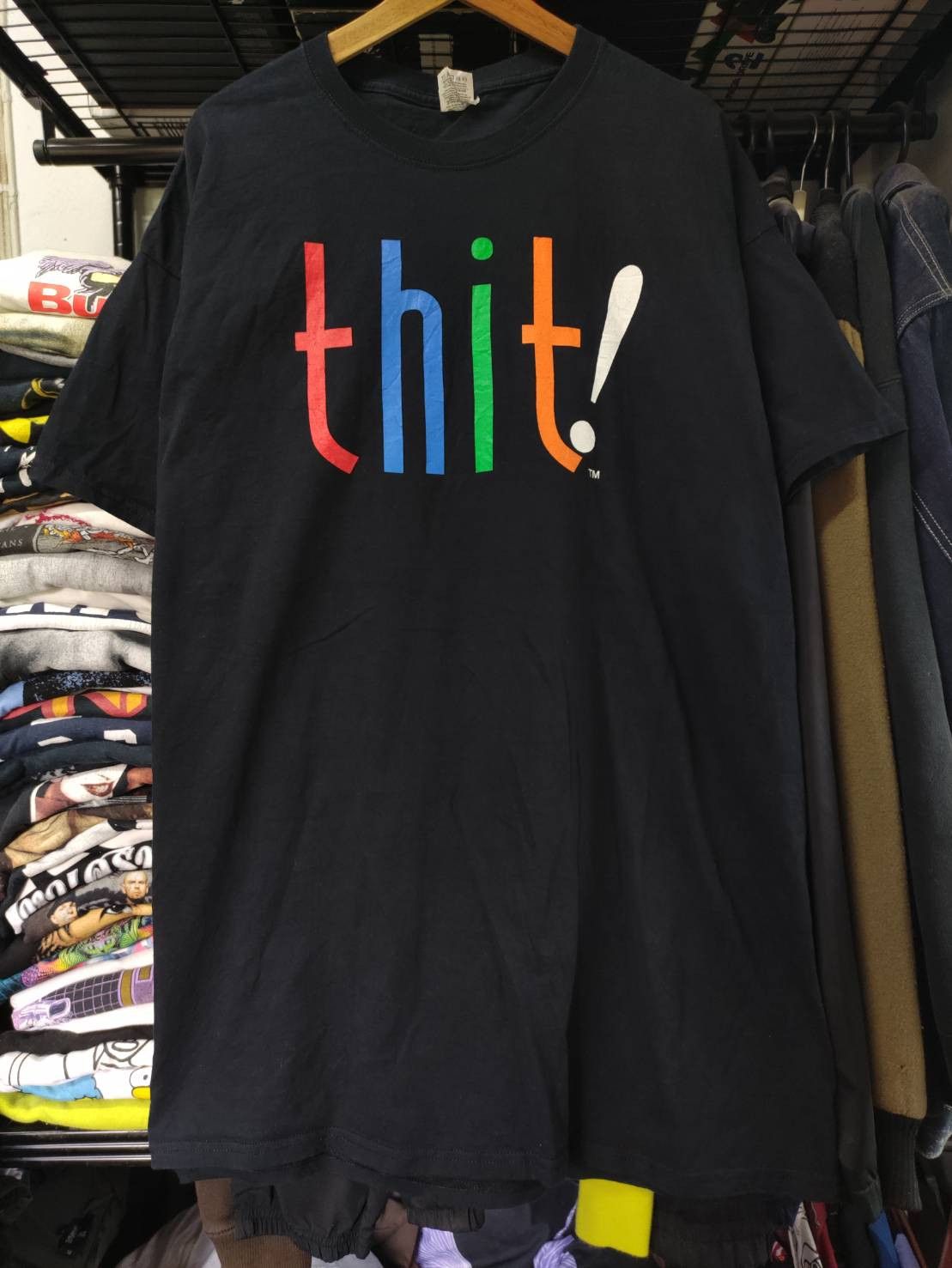 Vintage Vtg Thit! Community Pop Culture Logo T-Shirt Size US XXL / EU 58 / 5 - 2 Thumbnail