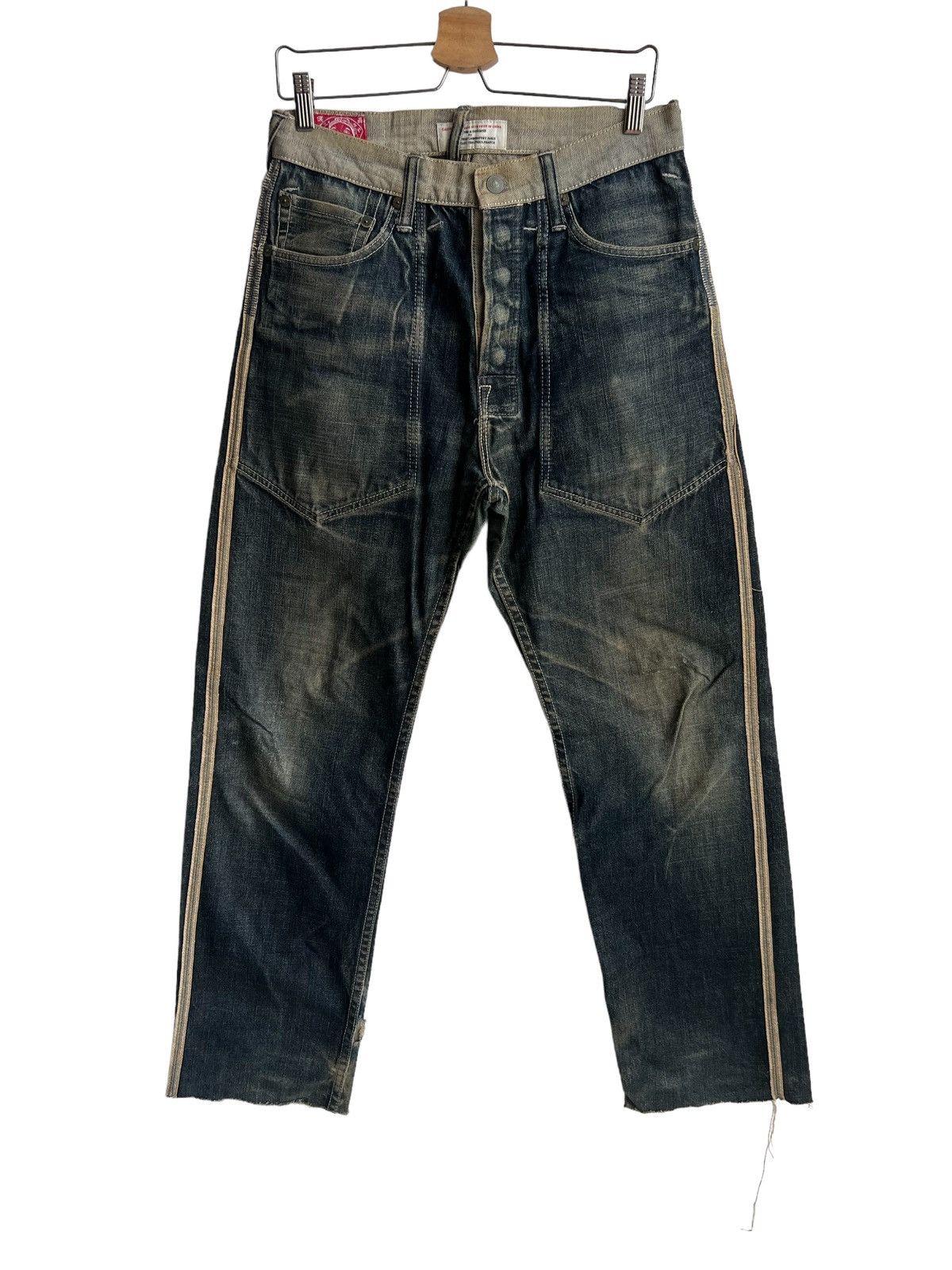 Evisu OG Evisu Yamane Laboratory Paris Daicock Selvage 2 Way Denim Size US 32 / EU 48 - 2 Thumbnail