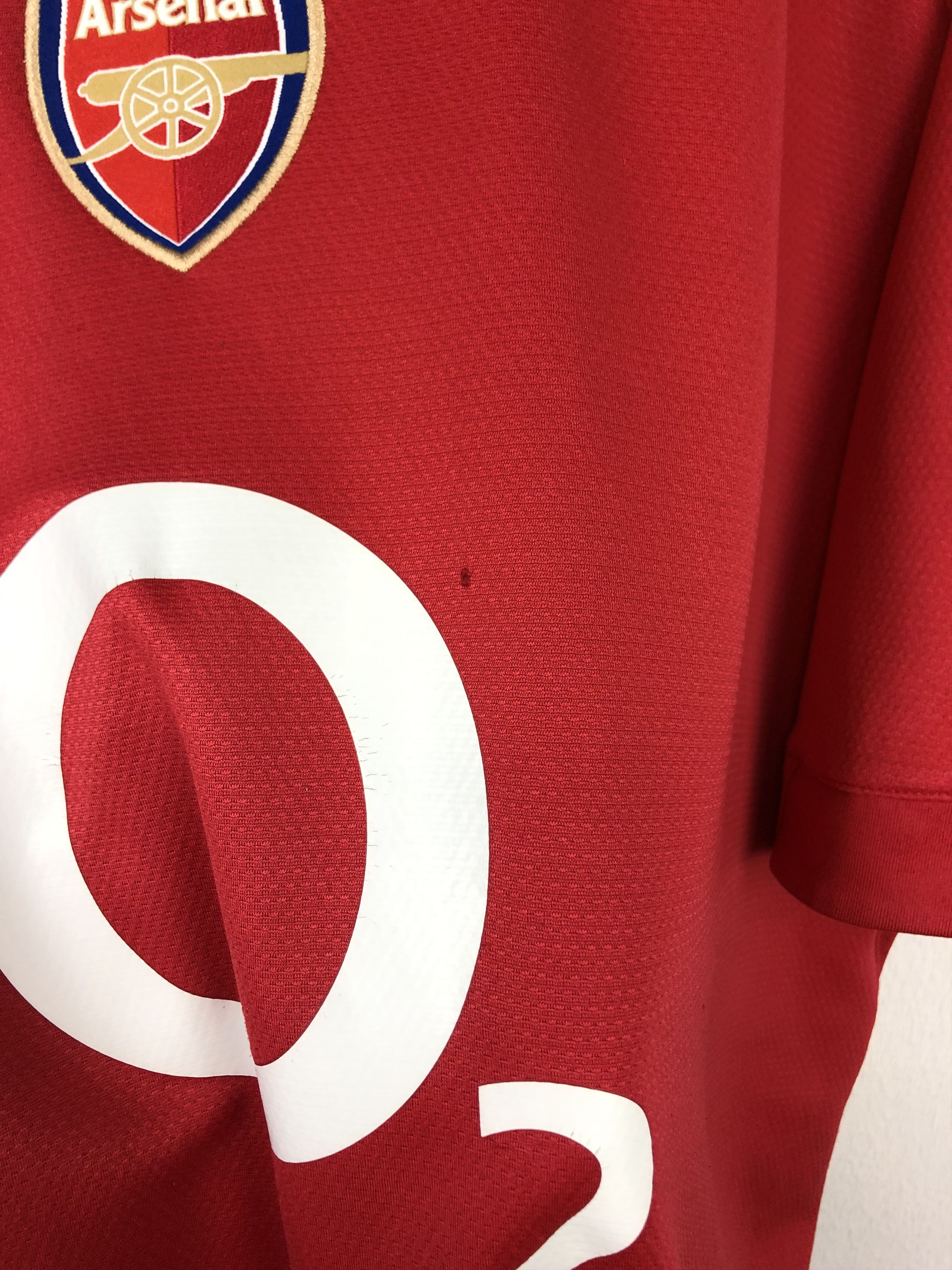 Nike Vintage Nike Arsenal o2 Football Shirt Soccer Train Tee Hype Size US XXL / EU 58 / 5 - 7 Thumbnail