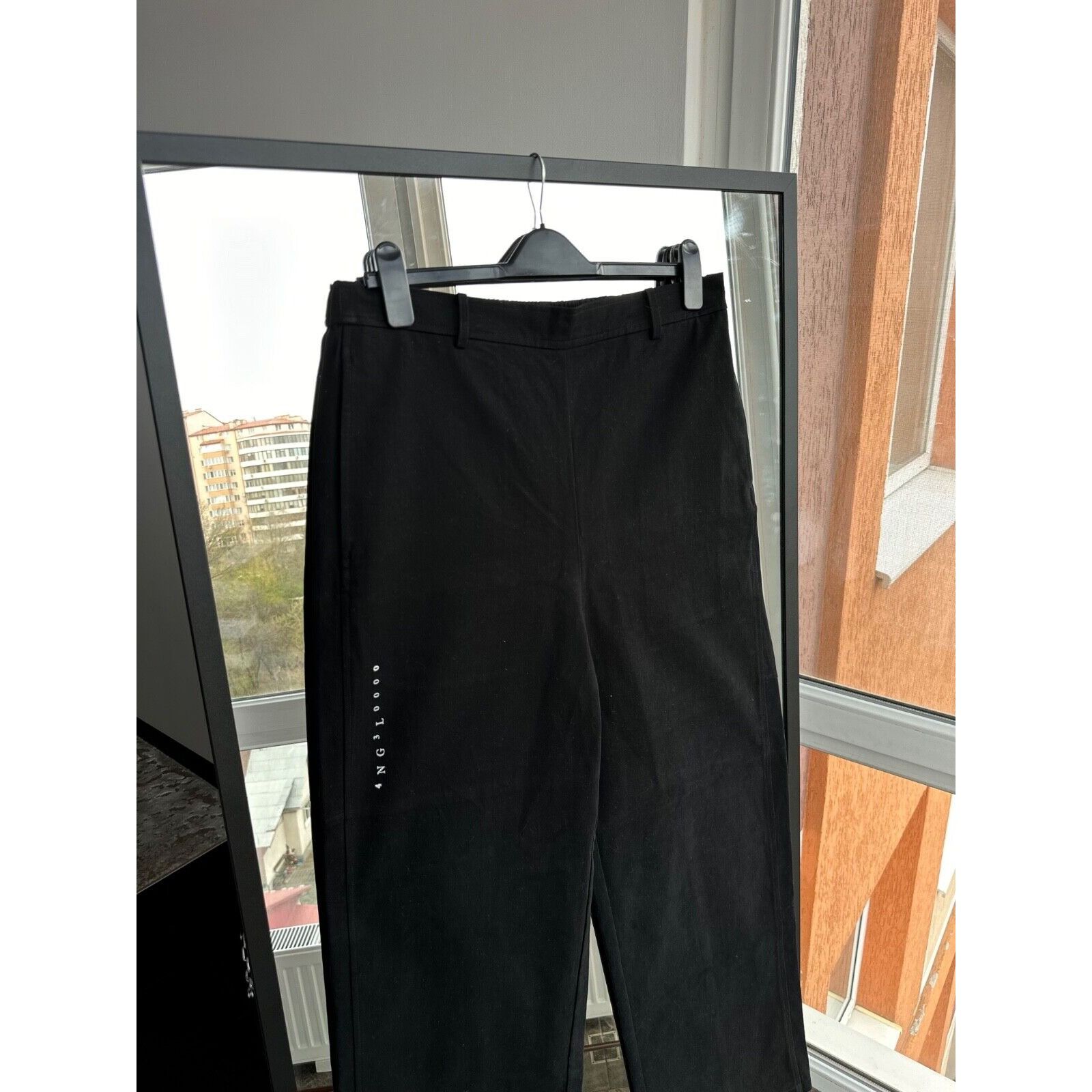 Vintage 4NG3L0000 Black Straight Baggy Heavy Cotton Pants Size US 30 / EU 46 - 2 Thumbnail