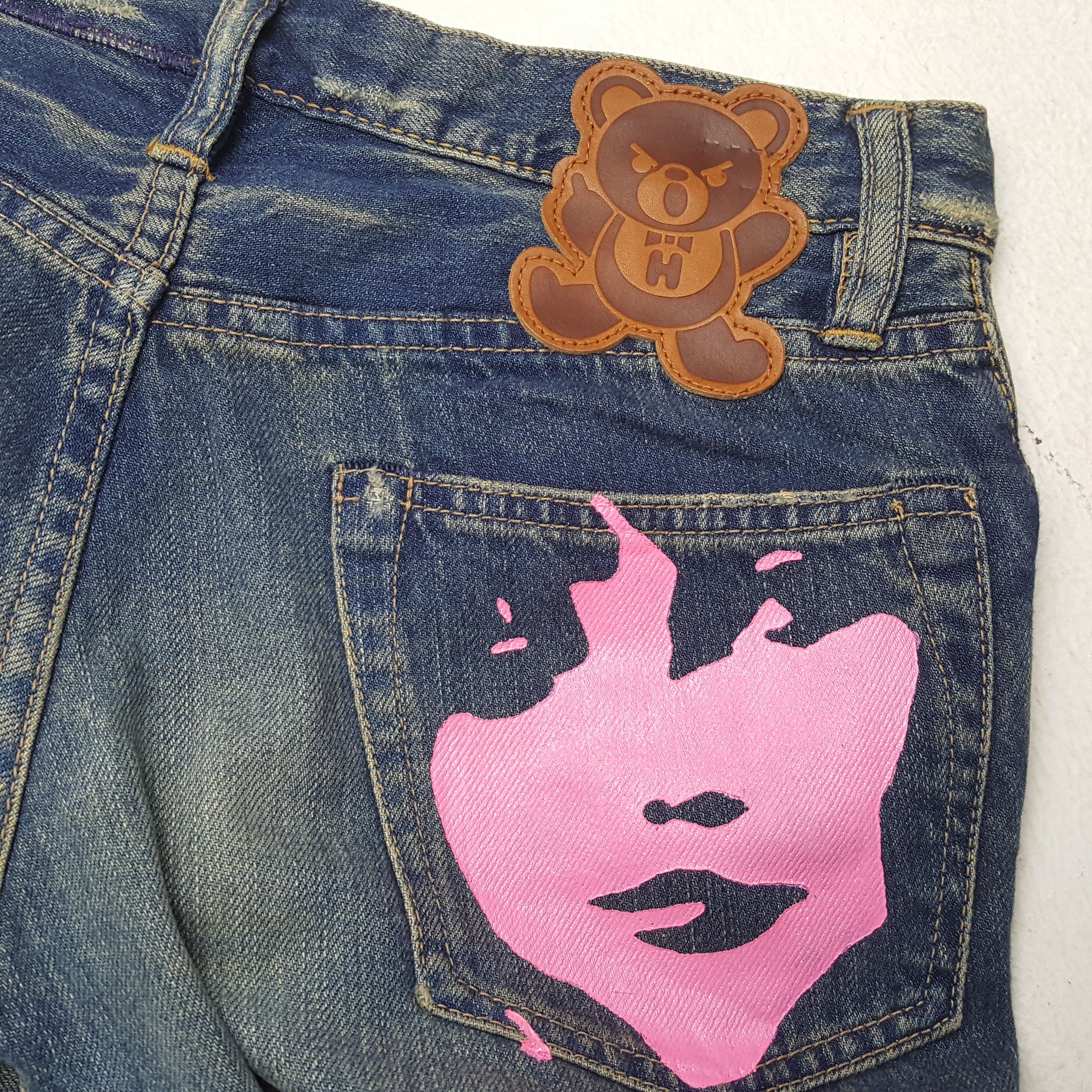 Hysteric Glamour × Japanese Brand × Vintage Vintage HYSTERIC GLAMOUR Japanese Fashion Brand Jeans Size 29" - 14 Thumbnail