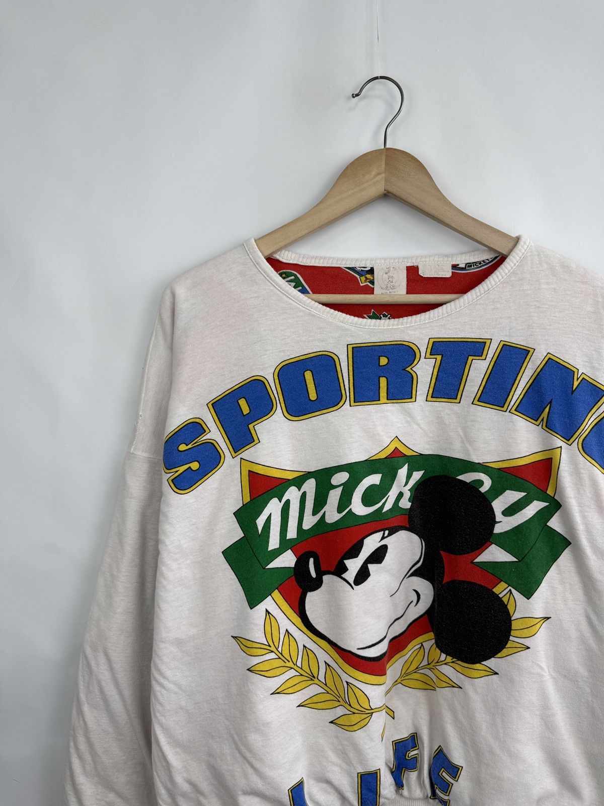 Disney 🇬🇧 Vtg 90s Disney Princess Diana Mickey Mouse Sporting Life Size US L / EU 52-54 / 3 - 5 Thumbnail