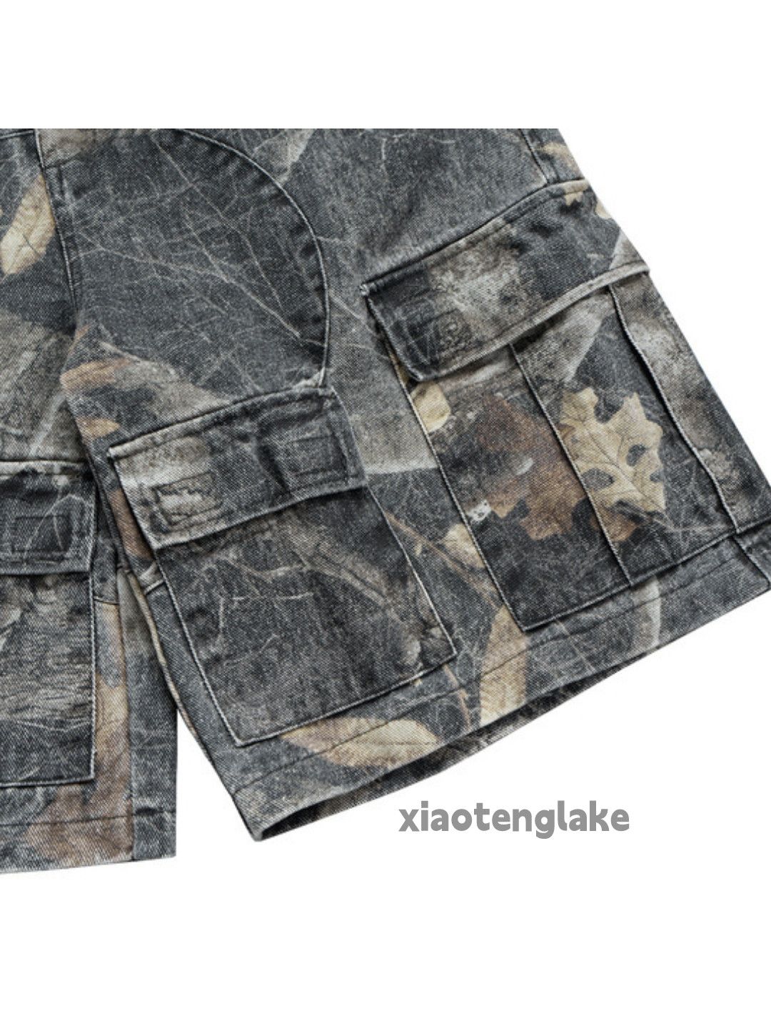Vintage xz vintage wide Leg flared skate hiphop cargo shorts Size US 28 / EU 44 - 4 Thumbnail