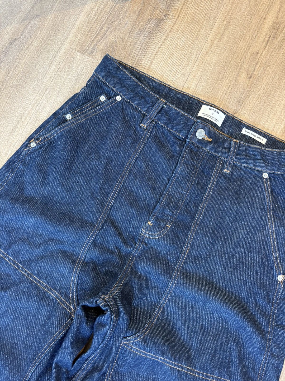 Carhartt Double Knee Wide Leg Carpenter Denim Jeans Size US 32 / EU 48 - 3 Thumbnail