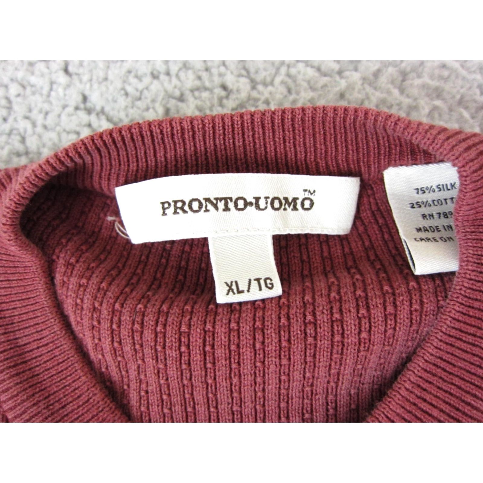 Tommy Bahama Tommy Bahama Pronto-Uomo Sweater Adult XL Red Mens Size US XL / EU 56 / 4 - 3 Thumbnail