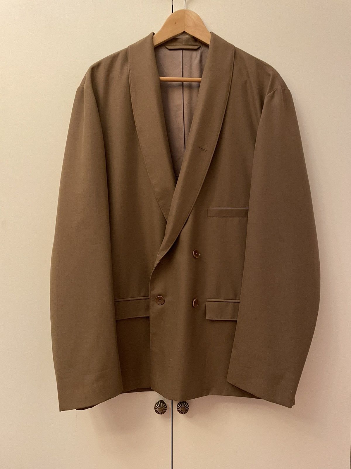 Lemaire LEMAIRE Brown Wool Suits Size 46L - 2 Thumbnail