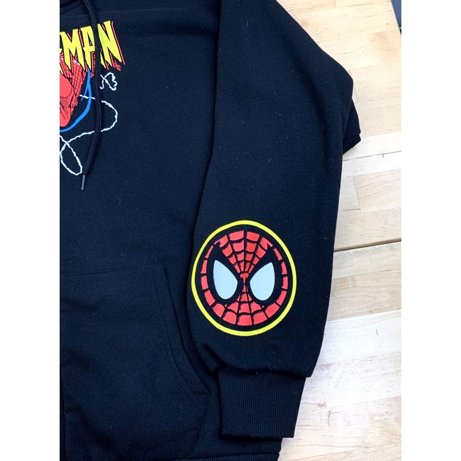 Vintage Marvel Spider Man Hoodie Jacket Men M Black Hooded Full Zip 13375 Size US M / EU 48-50 / 2 - 5 Thumbnail