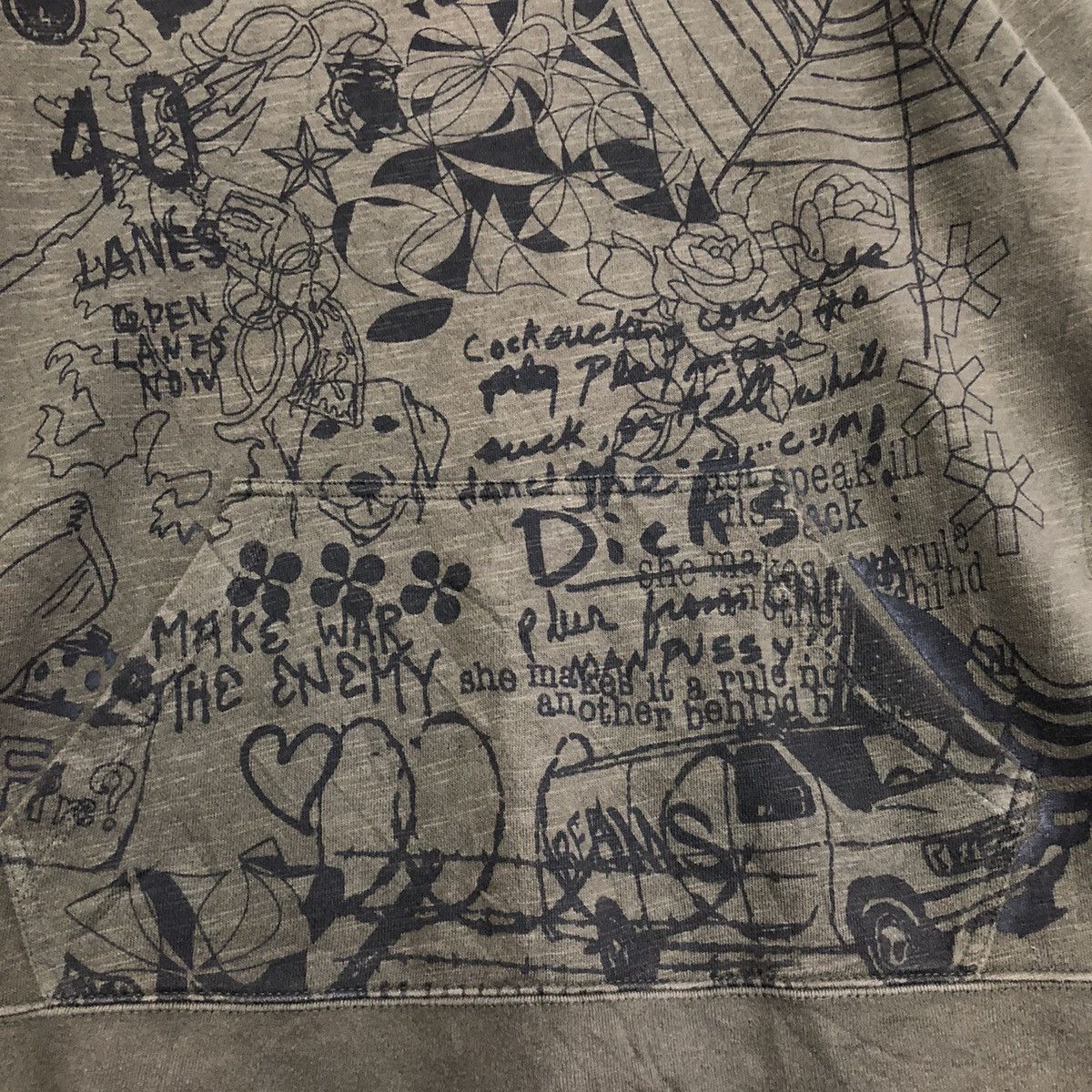 Beams Japan BEAMS JIMI HENDRIX ILLUSTRATION DISSTRESS DESIGN SWEATSHIRT Size US M / EU 48-50 / 2 - 4 Thumbnail