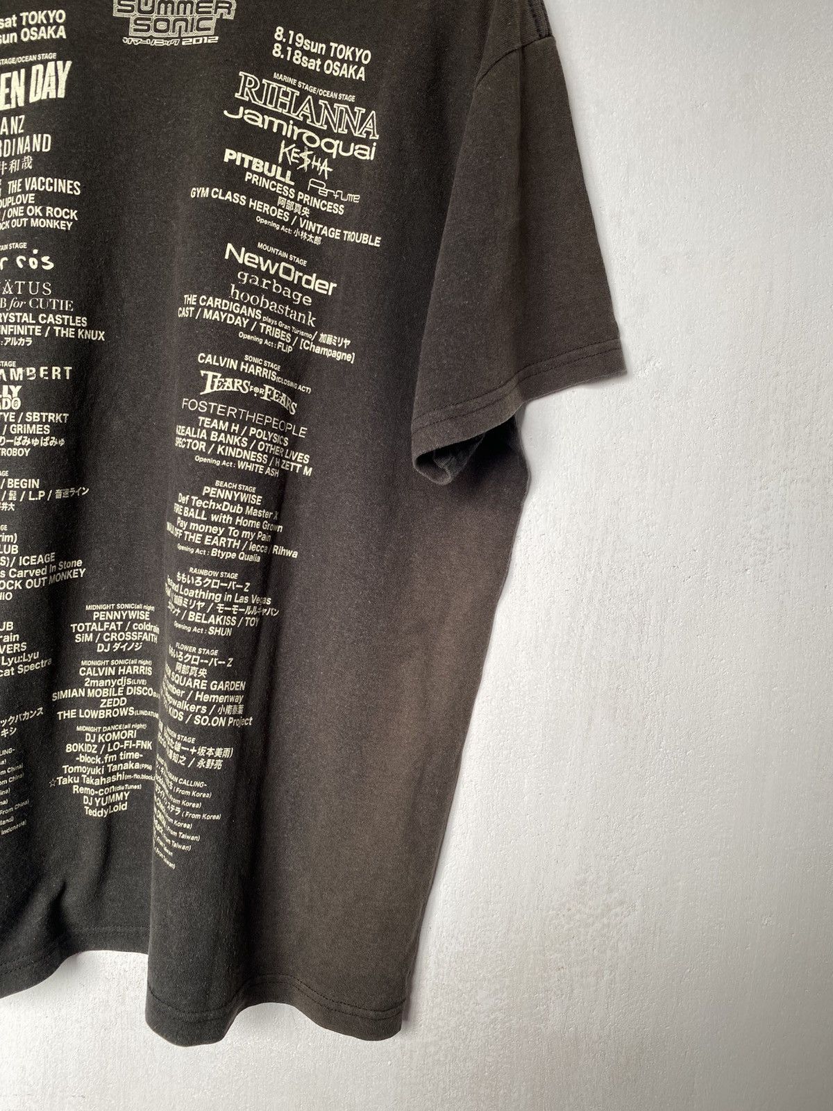 Band Tees Summer Sonic Japan Sun Faded Tshirt Size US L / EU 52-54 / 3 - 5 Thumbnail