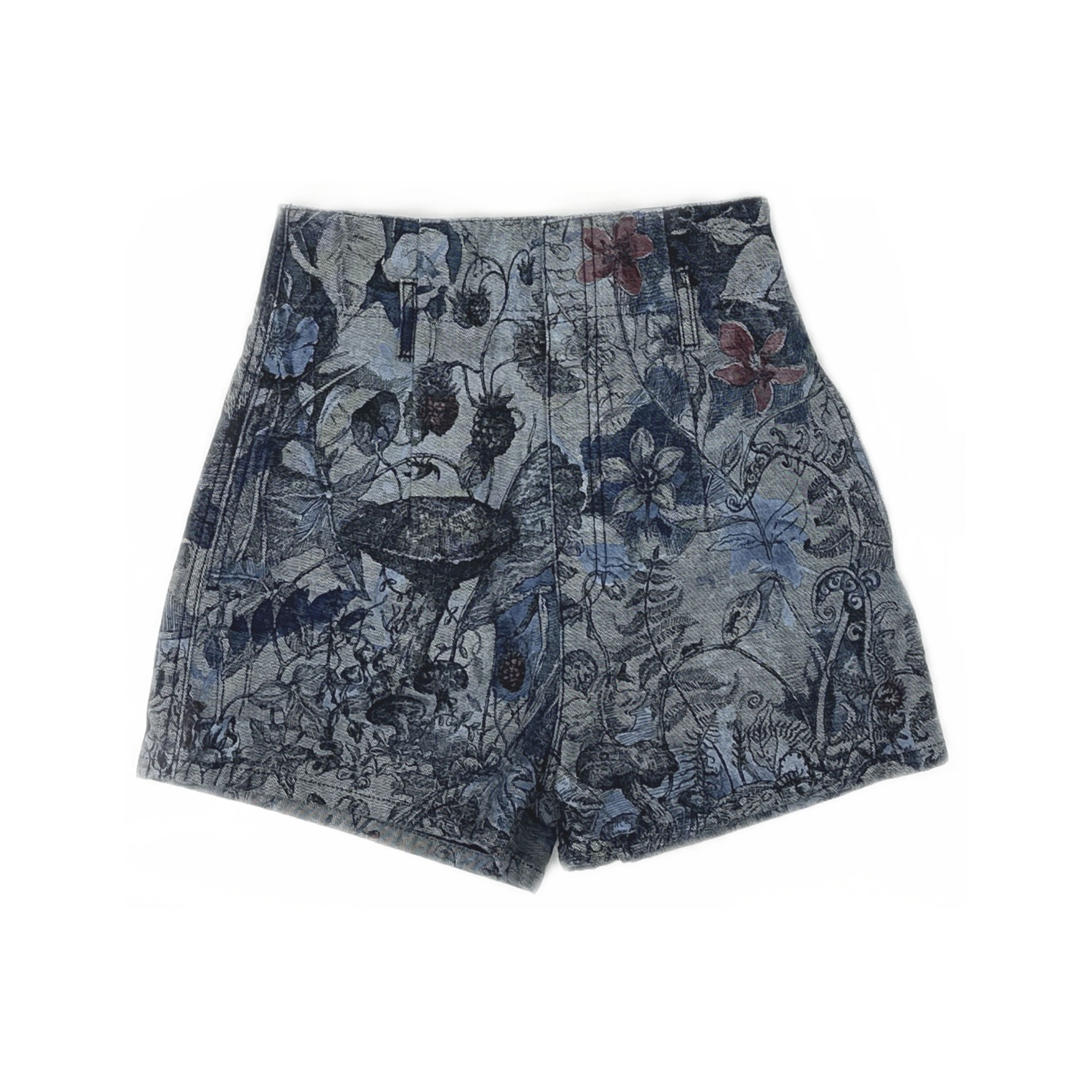 Dior Dior Floral Denim Shorts Size 38 Size 27" / US 4 / IT 40 - 1 Thumbnail