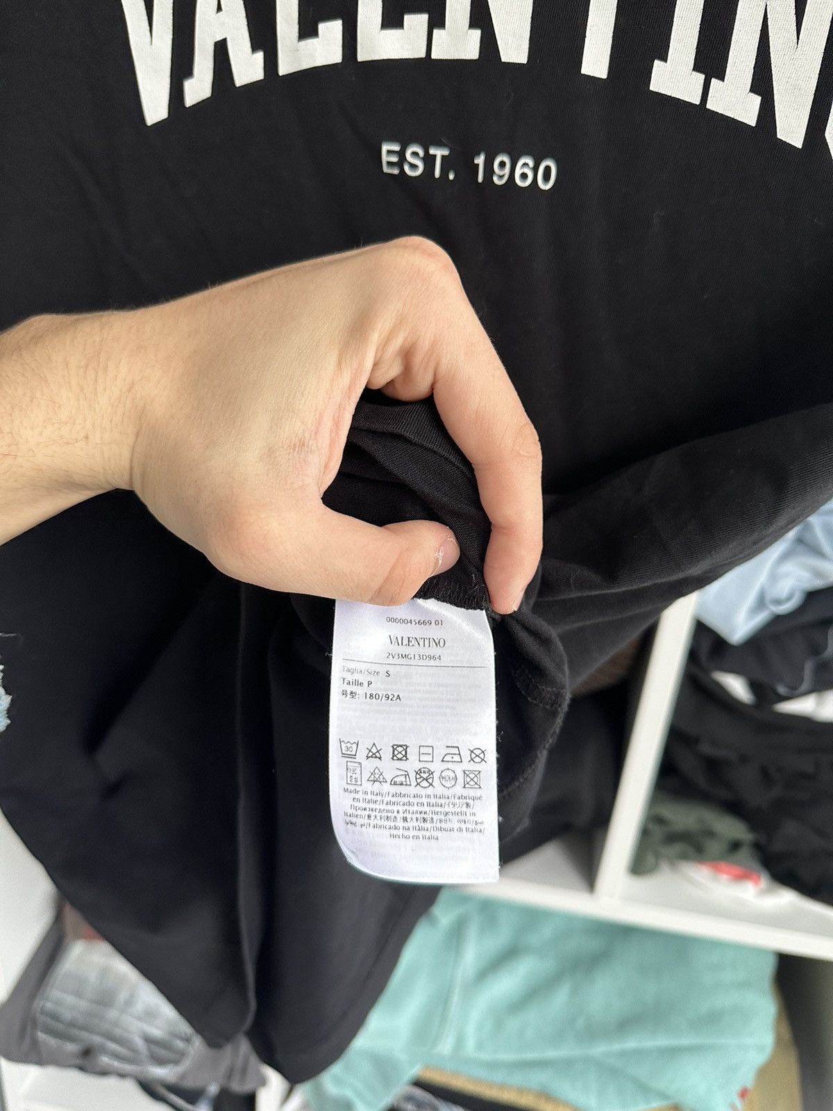 Valentino 🔥VALENTINO BIG LOGO T-SHIRT🔥 Size US S / EU 44-46 / 1 - 6 Thumbnail