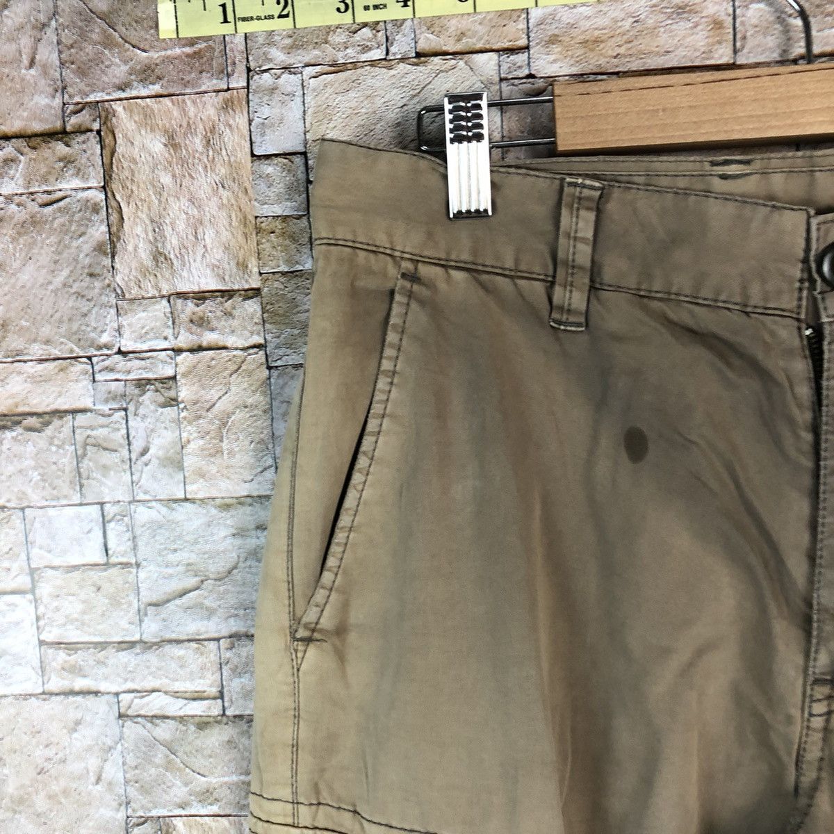 Japanese Brand Uniqlo Brown faded Cargo Multipocket Pants #A1176 Size US 30 / EU 46 - 7 Thumbnail