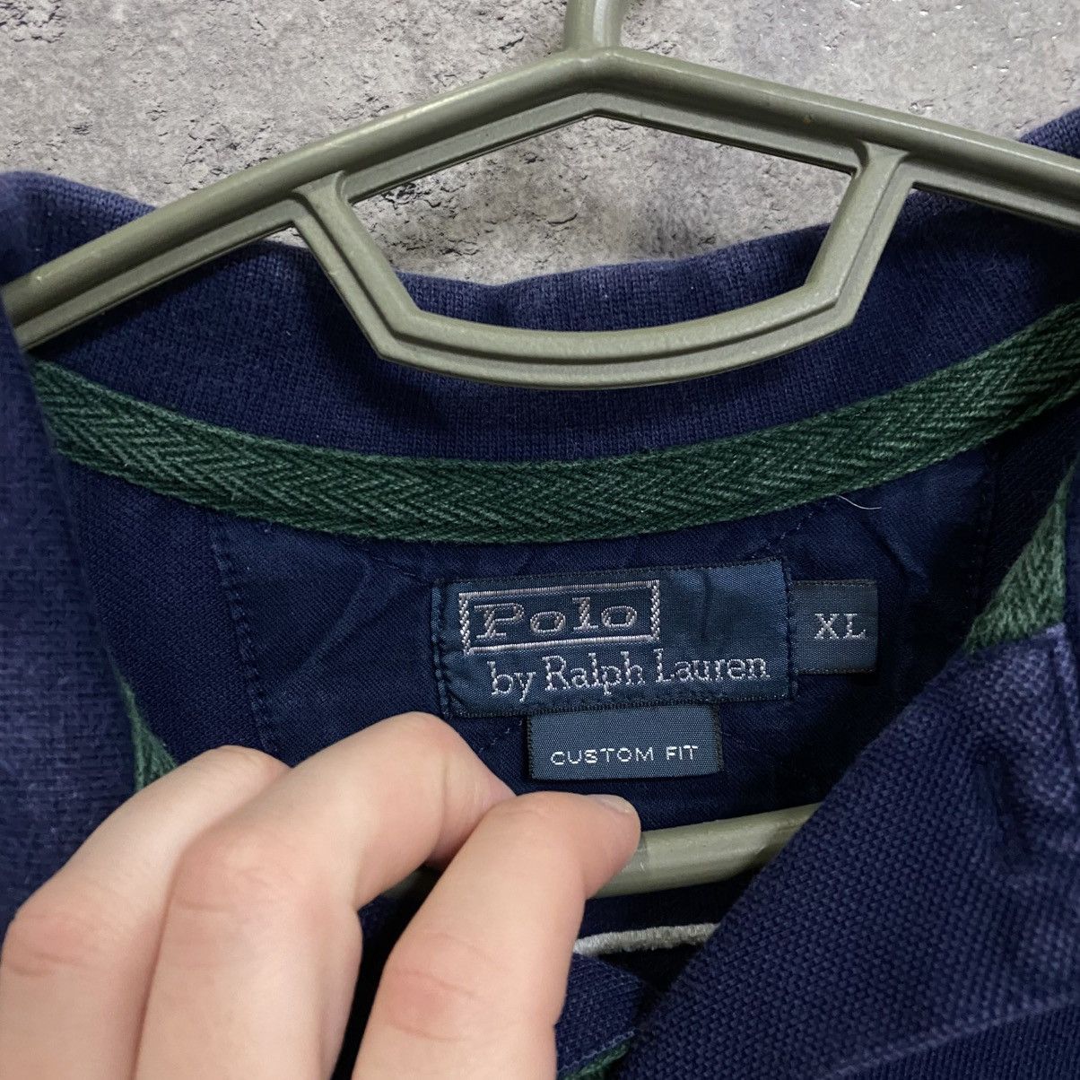 Polo Ralph Lauren Vintage Polo Ralph Lauren Polo T Shirt Big Logo Chief Keef Size US XL / EU 56 / 4 - 14 Thumbnail