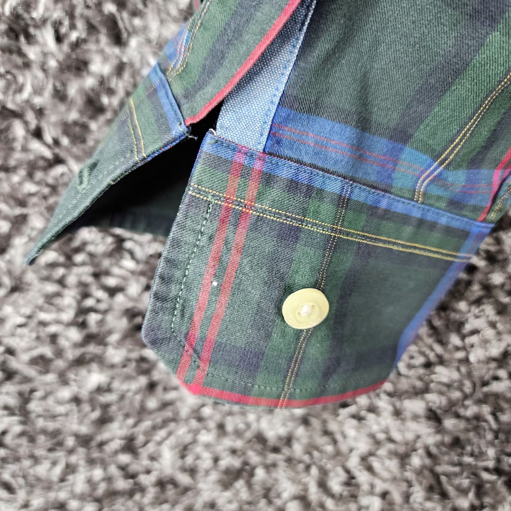 Nautica NAUTICA Mens Green Plaid Button-Up Shirt Long Sleeve 2XL Size US XXL / EU 58 / 5 - 6 Thumbnail