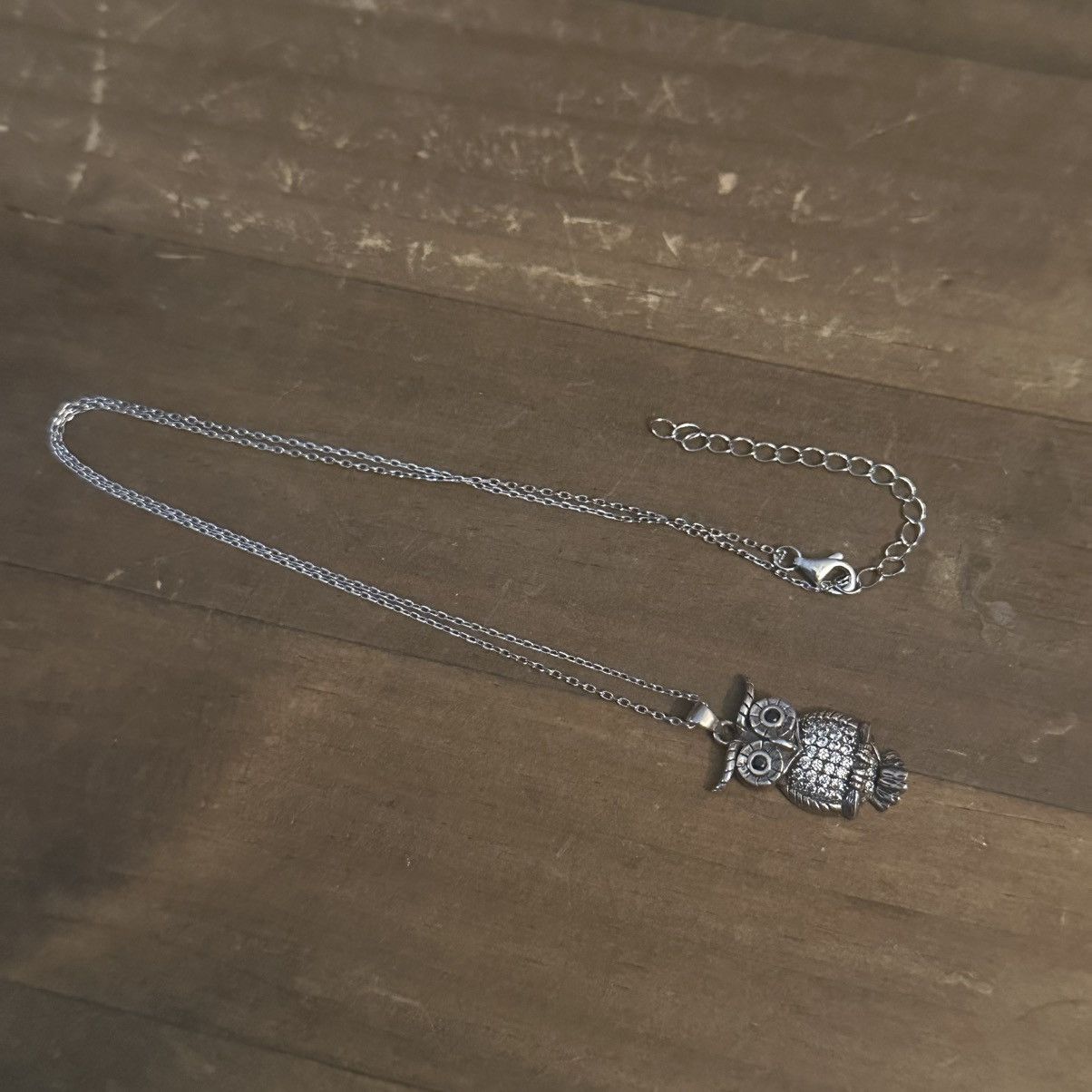 Other 925 Sterling silver owl pendant necklace Size ONE SIZE - 2 Thumbnail