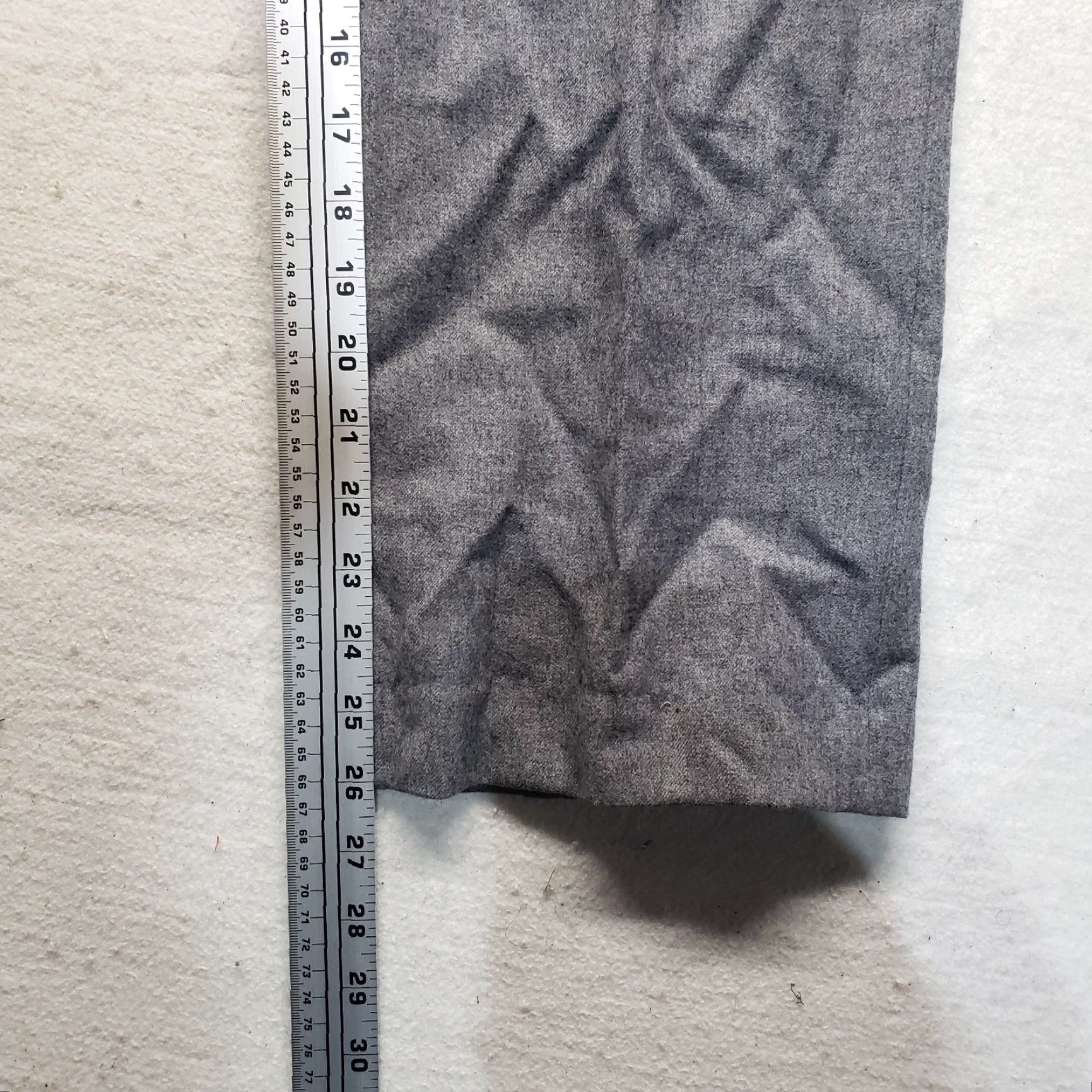 Vintage Le Tigre Gray Wool Pants Solid Casual Work Pants Women's Size 14 (33) Size 36" / US 14 / IT 50 - 7 Thumbnail