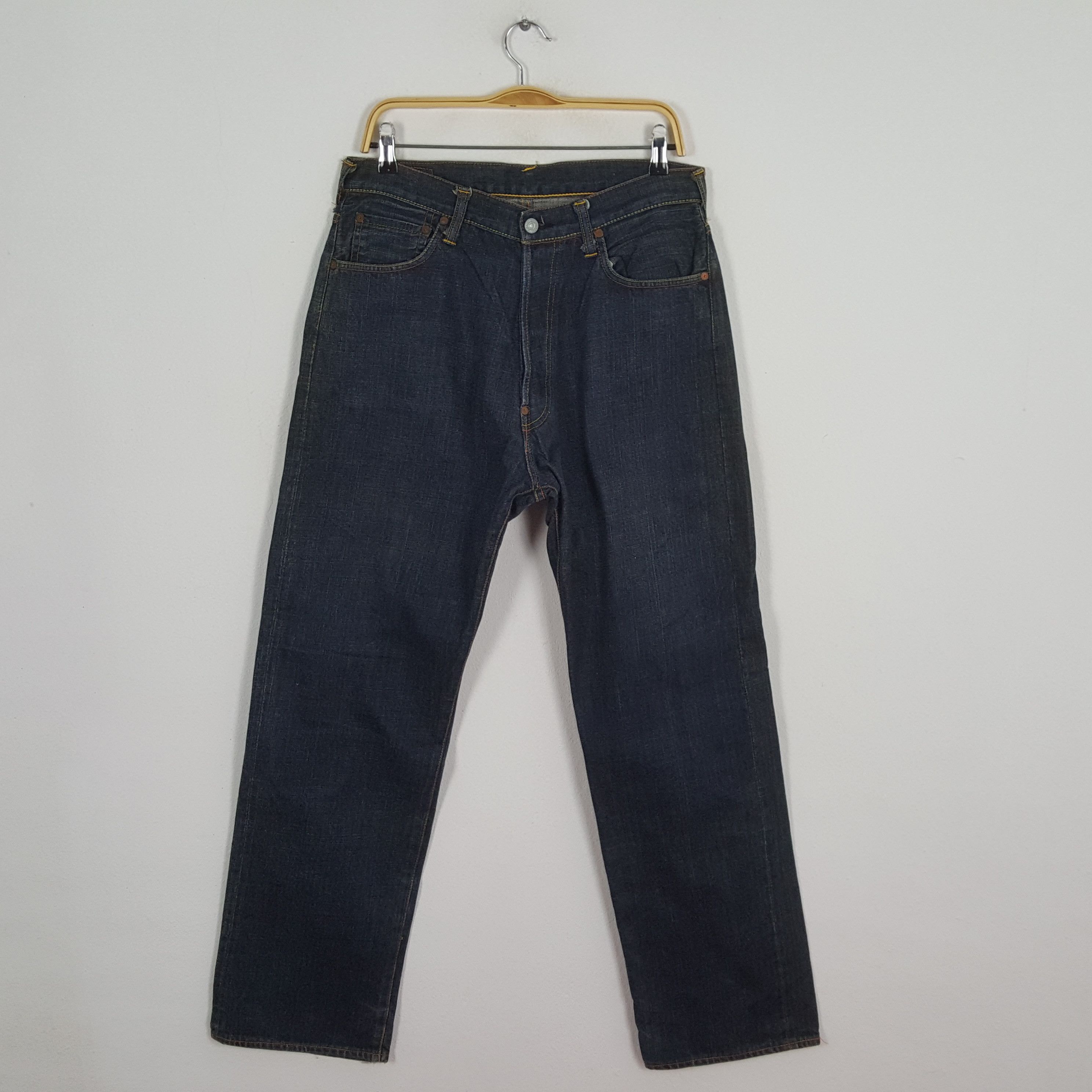 Evisu × Japanese Brand × Vintage Vintage EVISU Japanese Brand Daicock Rare Design Jeans Size US 31 - 4 Thumbnail