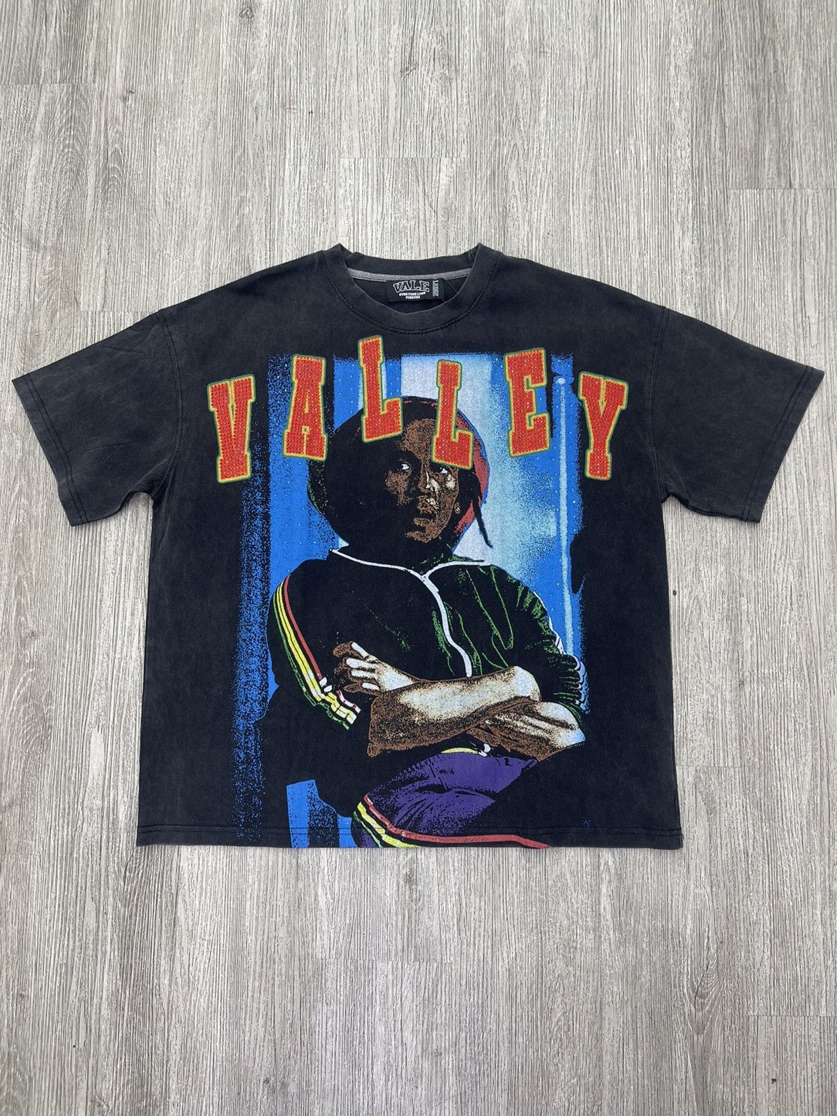 Vale Vale lives “Exodus bling” tee ( black ) Size US L / EU 52-54 / 3 - 1 Thumbnail