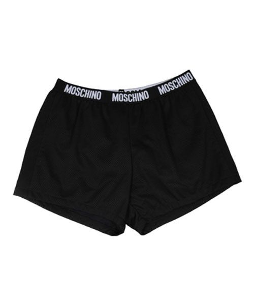 Moschino Swim Trunks Large Black Logo Swim Shorts Size US 32 / EU 48 - 1 Thumbnail