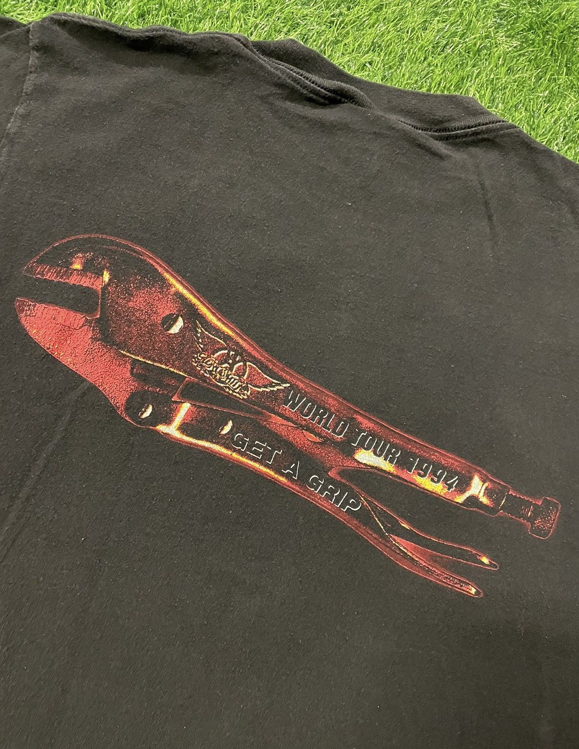 Aerosmith × Vintage Vintage Aerosmith Get A Grip 1994 Tour Tee shirt Size Large Size US L / EU 52-54 / 3 - 4 Thumbnail