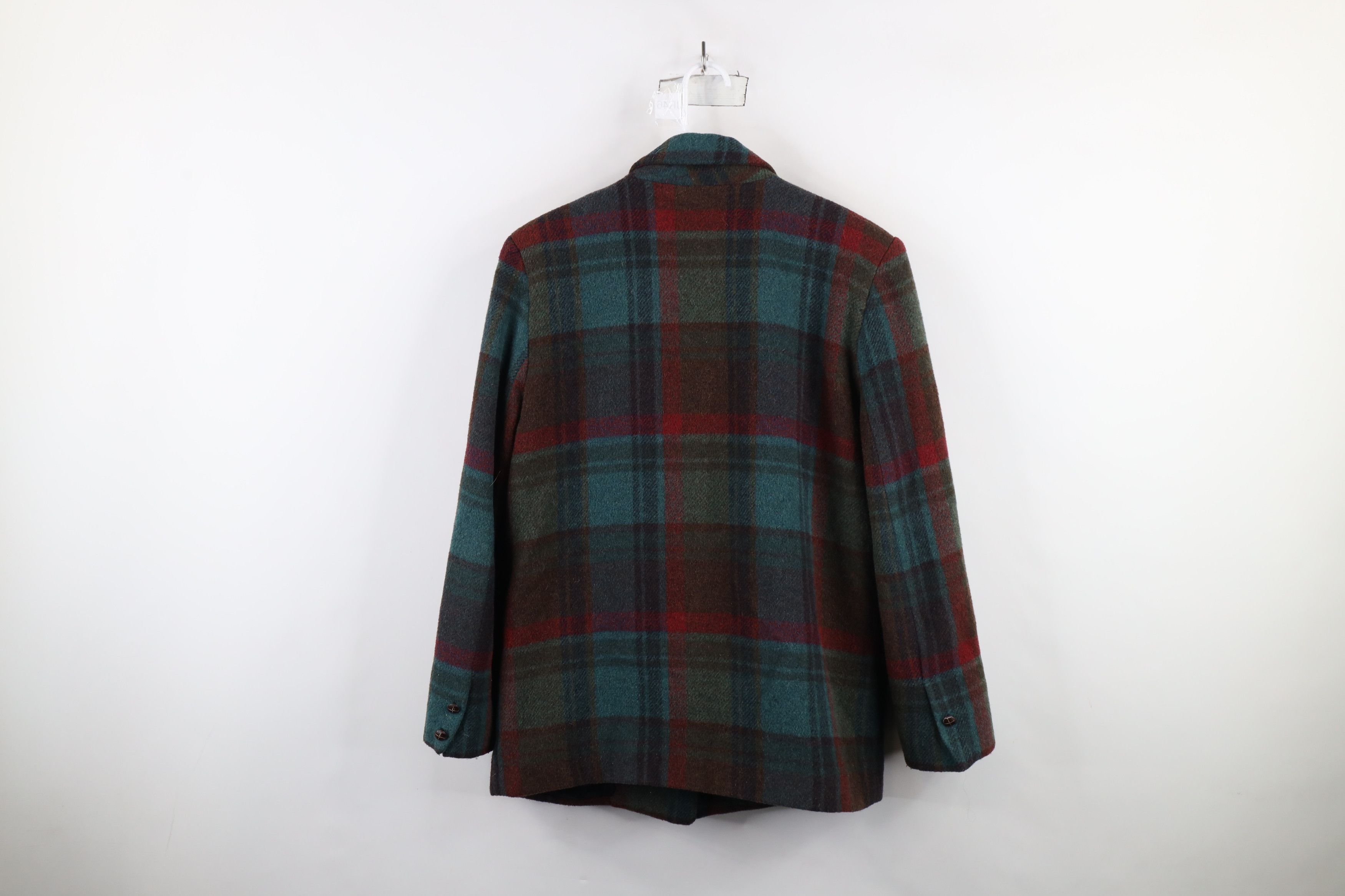 Vintage Vintage 90s Streetwear One Button Blazer Suit Jacket Plaid Size XXL / US 16-18 / IT 52-54 - 11 Thumbnail