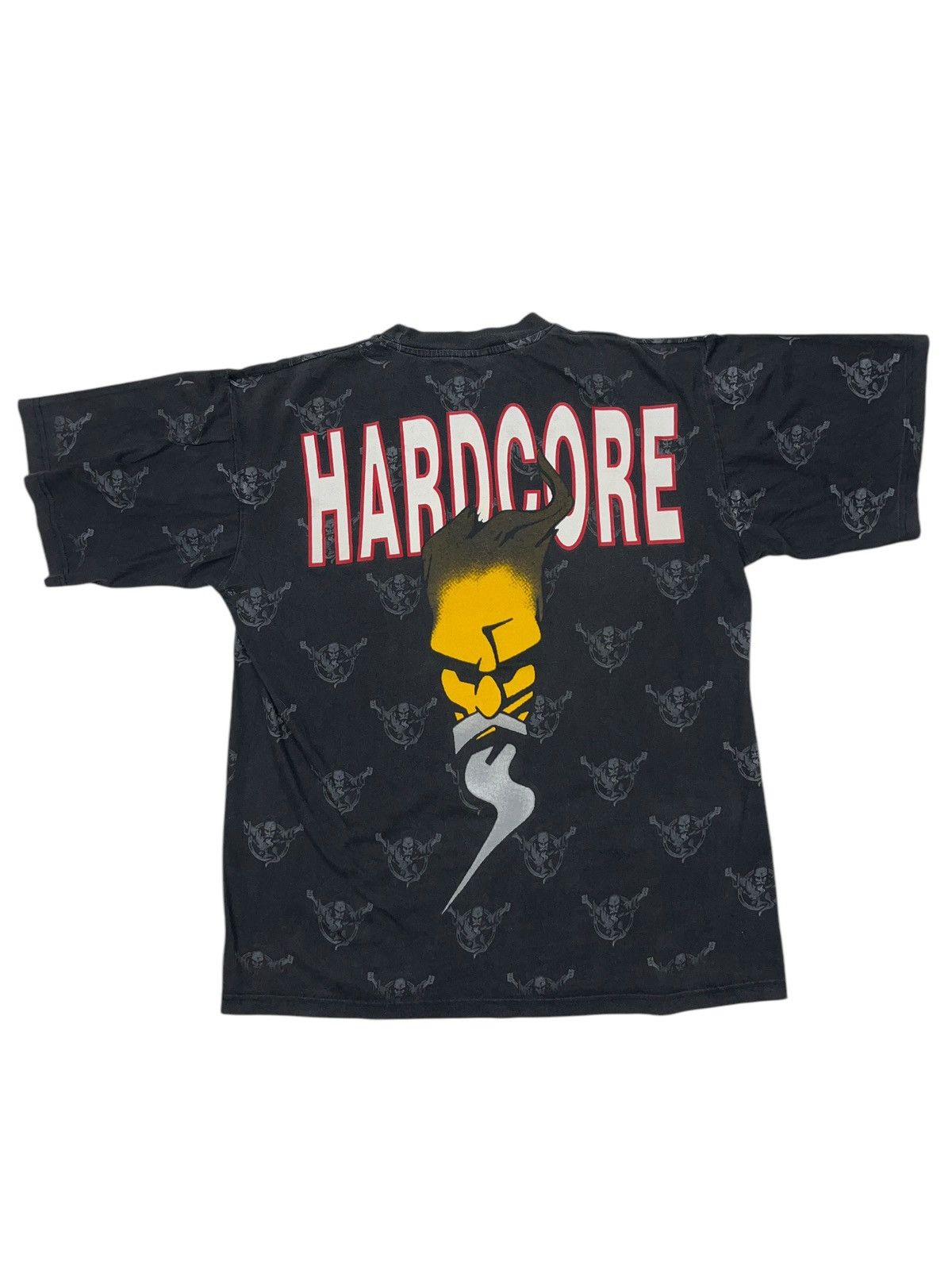 Thunderdome × Vintage Vintage 90s Thunderdome Wizard All Over Print T-shirt Gabber Size US XL / EU 56 / 4 - 2 Thumbnail