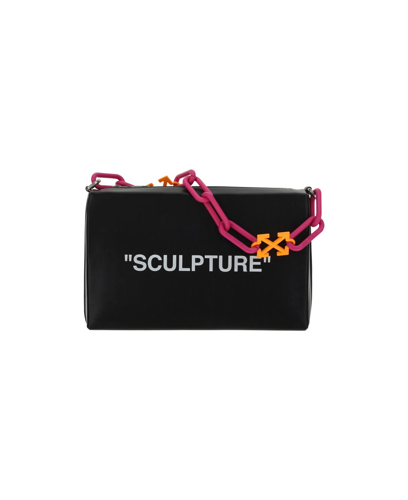 Off-White o1y1225 Size : OS / Leather Handbag in Black Size ONE SIZE - 1 Thumbnail