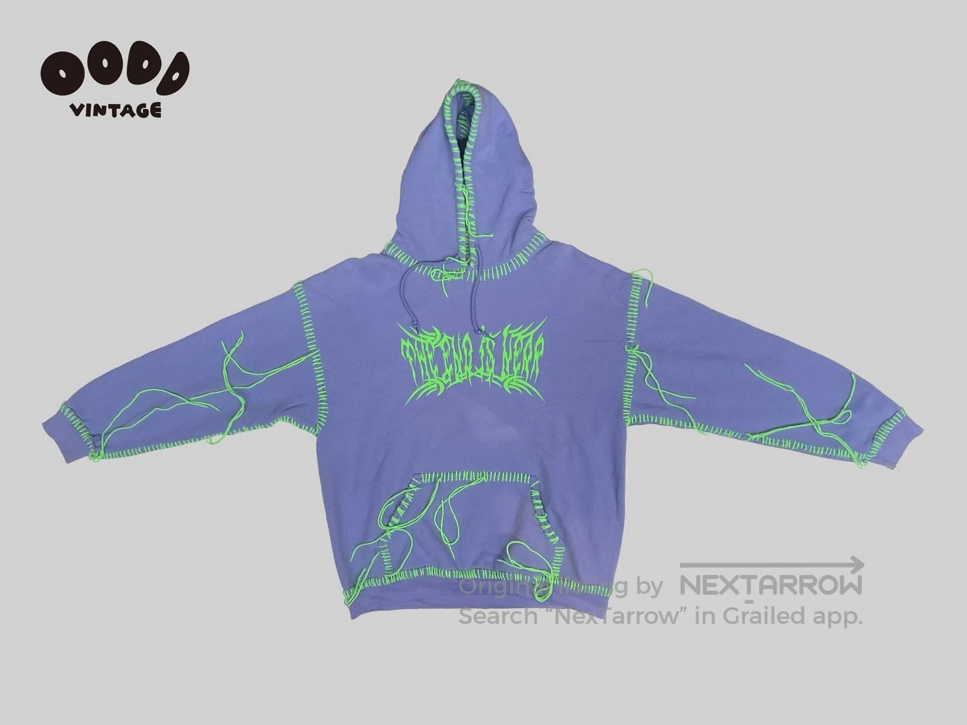 Japanese Brand TEIN Clothing Embroidered Hoodie. Size US M / EU 48-50 / 2 - 3 Thumbnail