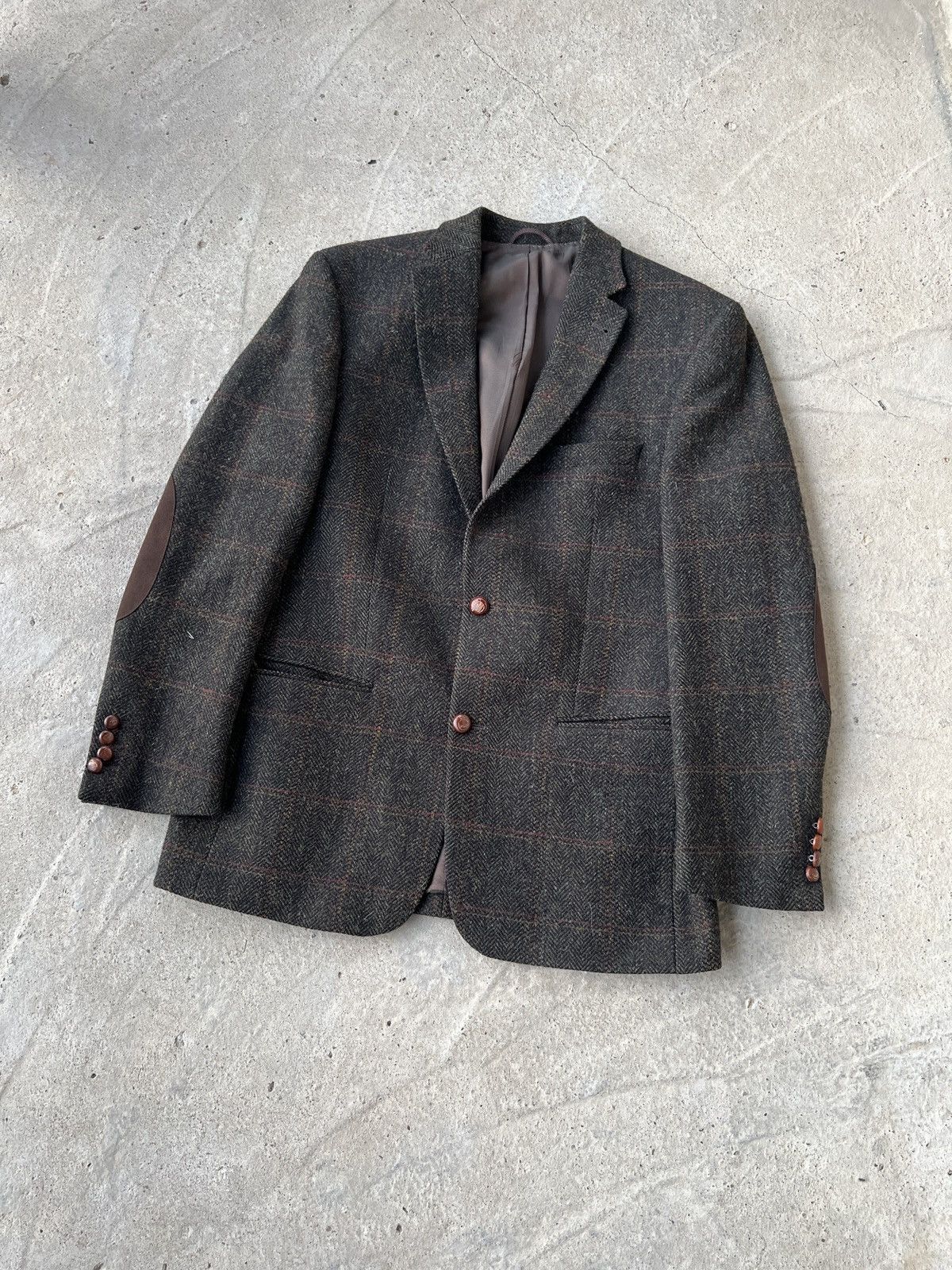 Harris Tweed Vintage Harris Tweed Mario Barutti wool blazer Size US M / EU 48-50 / 2 - 1 Thumbnail
