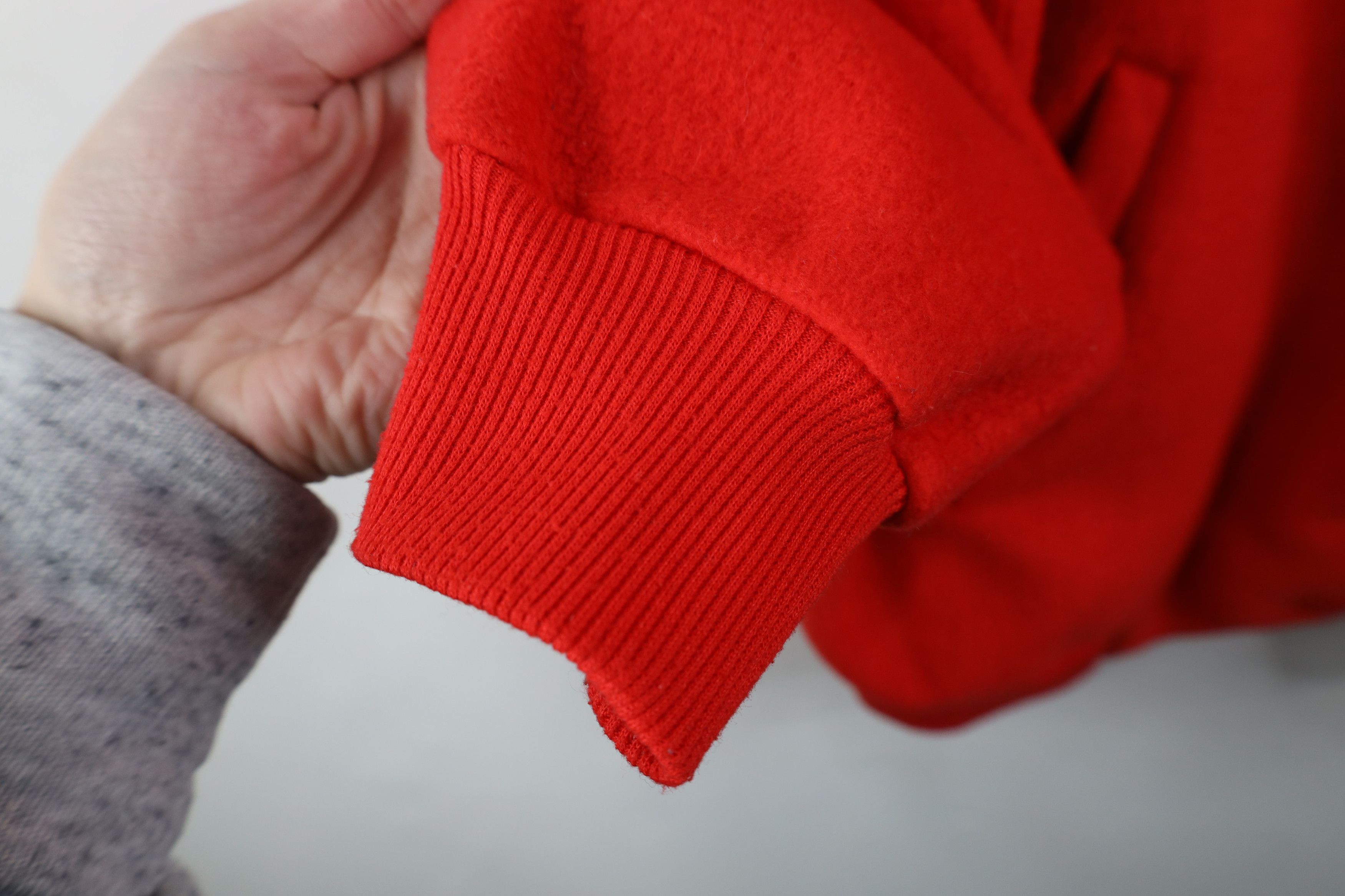 Vintage Vintage 90s Streetwear Blank Fleece Sweater Bomber Jacket Size XL / US 12-14 / IT 48-50 - 9 Thumbnail